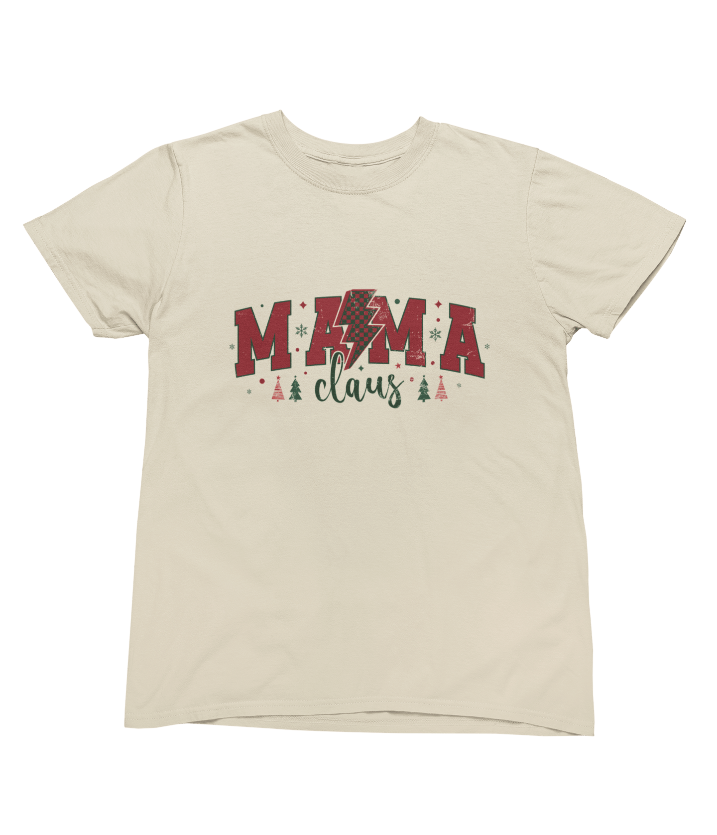 Beast and Beauty T-Shirt / 3XL (Adult) / Beige Mama Claus Christmas Sweatshirt – Festive Mum Xmas Jumper UK