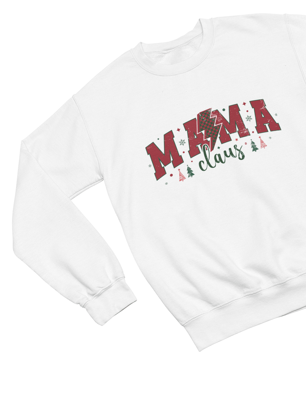 Beast and Beauty Sweatshirt / 3XL (Adult) / White Mama Claus Christmas Sweatshirt – Festive Mum Xmas Jumper UK