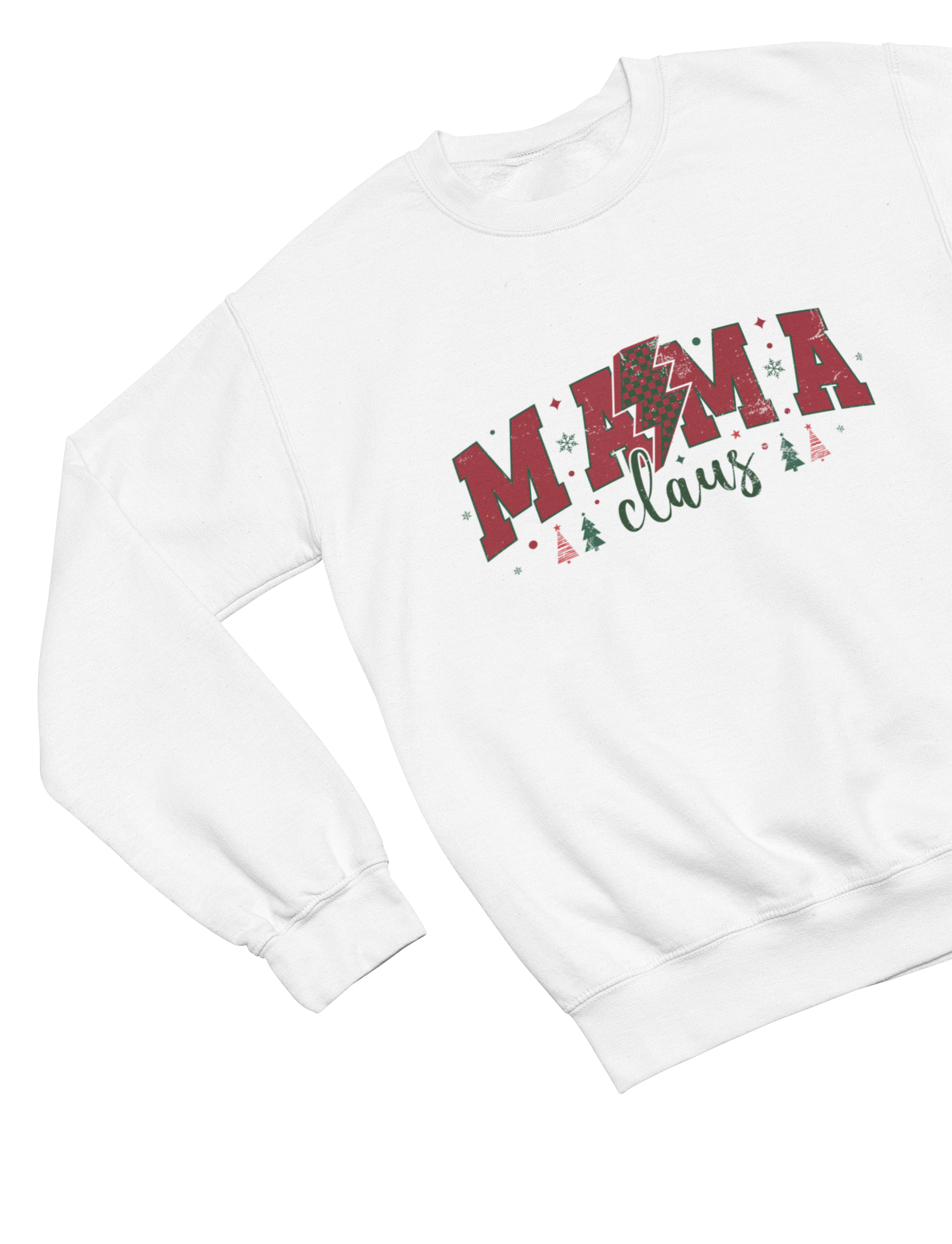 Beast and Beauty Sweatshirt / 3XL (Adult) / White Mama Claus Christmas Sweatshirt – Festive Mum Xmas Jumper UK