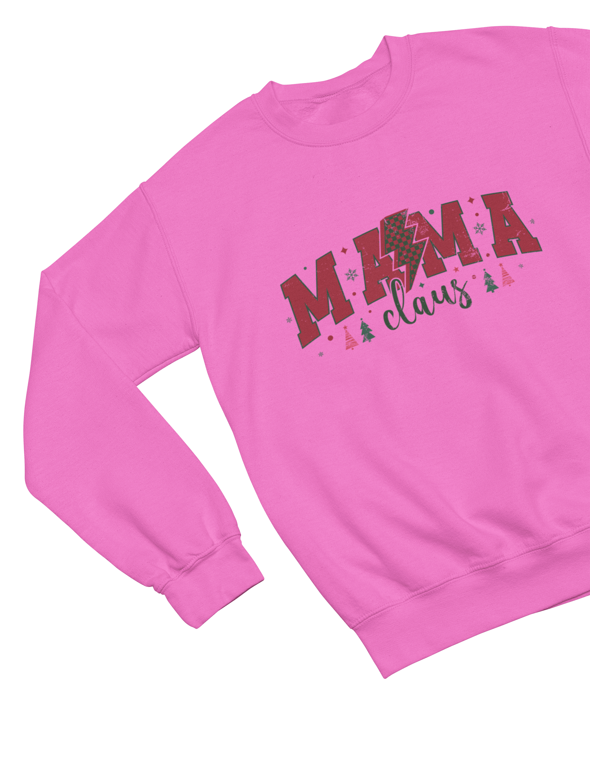 Beast and Beauty Sweatshirt / 3XL (Adult) / Pink Mama Claus Christmas Sweatshirt – Festive Mum Xmas Jumper UK