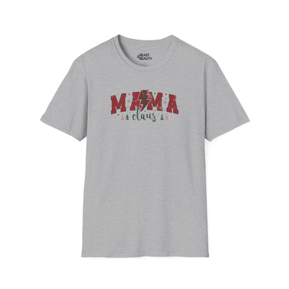 mama claus christmas t-shirt sport grey t-shirt uk Christmas gift idea