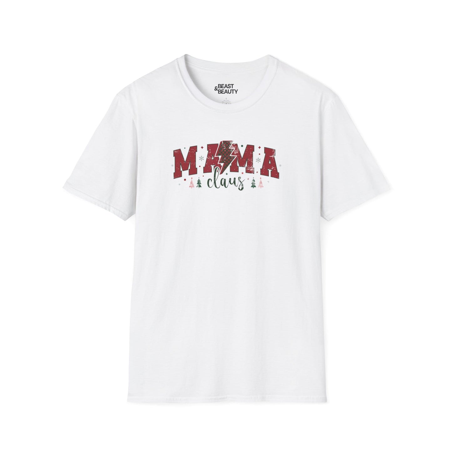 mama claus christmas t-shirt white t-shirt uk Christmas gift idea