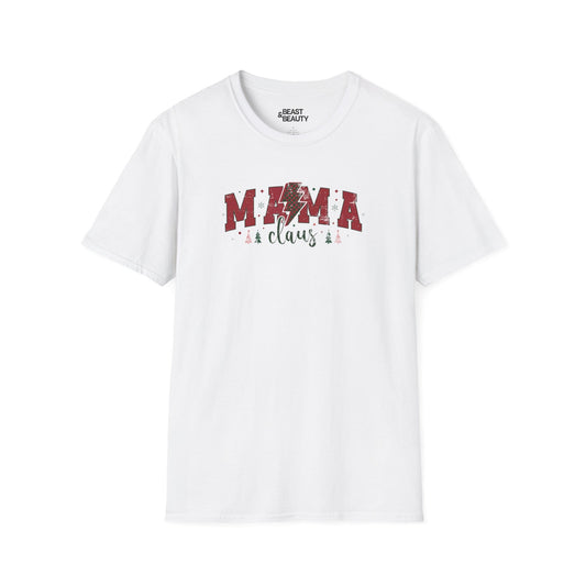 mama claus christmas t-shirt white t-shirt uk Christmas gift idea
