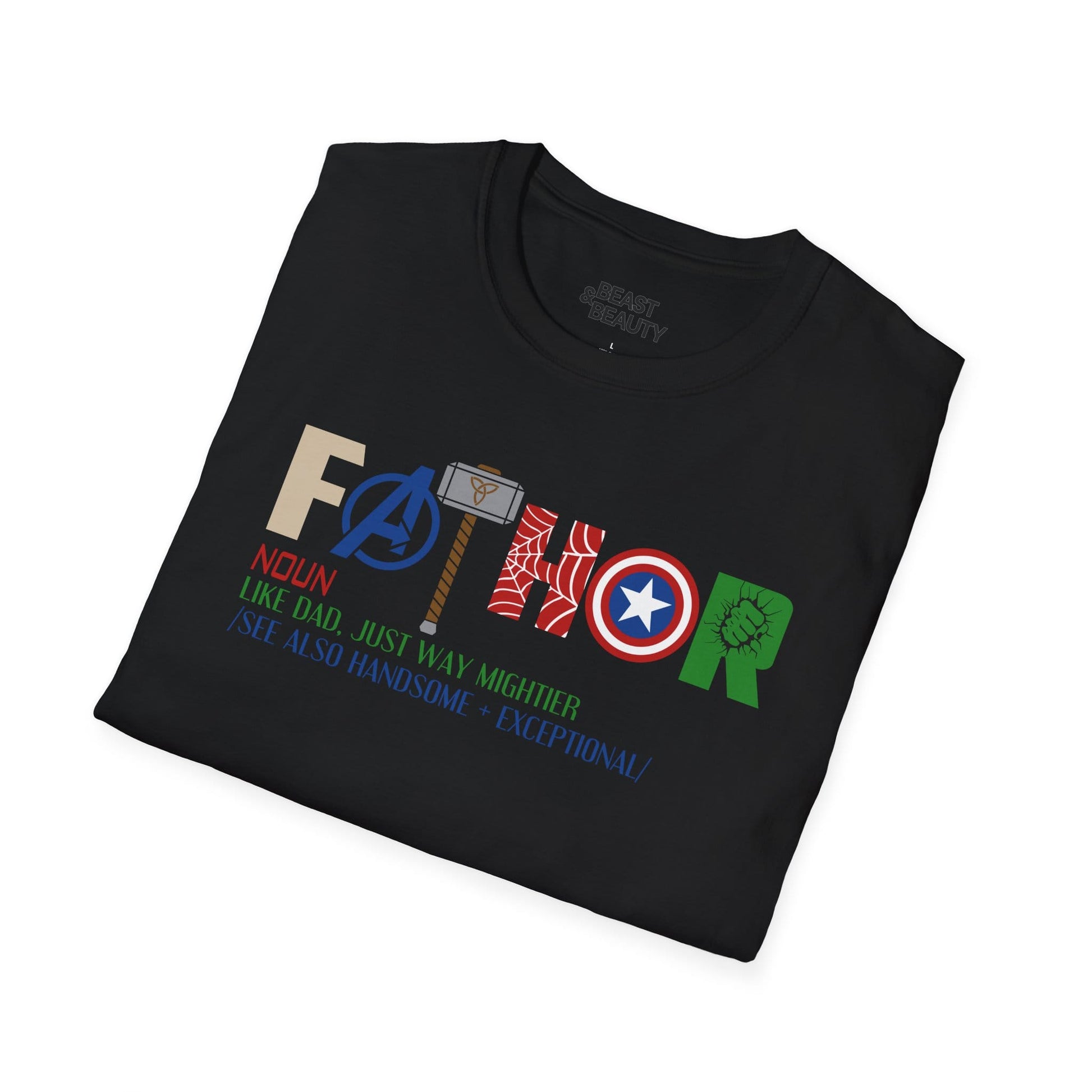 marvel inspired father t-shirt t-shirt uk Father's Day gift idea image 11