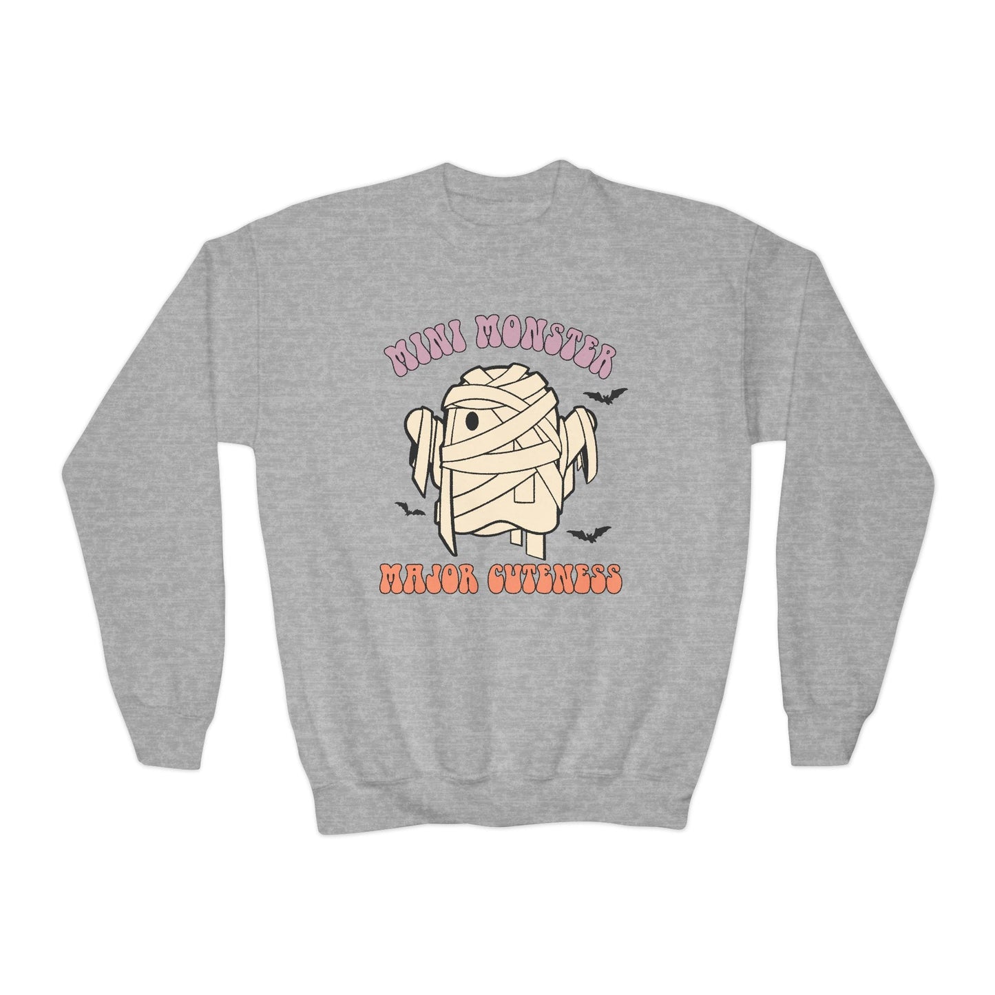 Mini Monster Major Cuteness Halloween Sweatshirt Sport Grey / XS gift_idea unique_gift personalised_gift