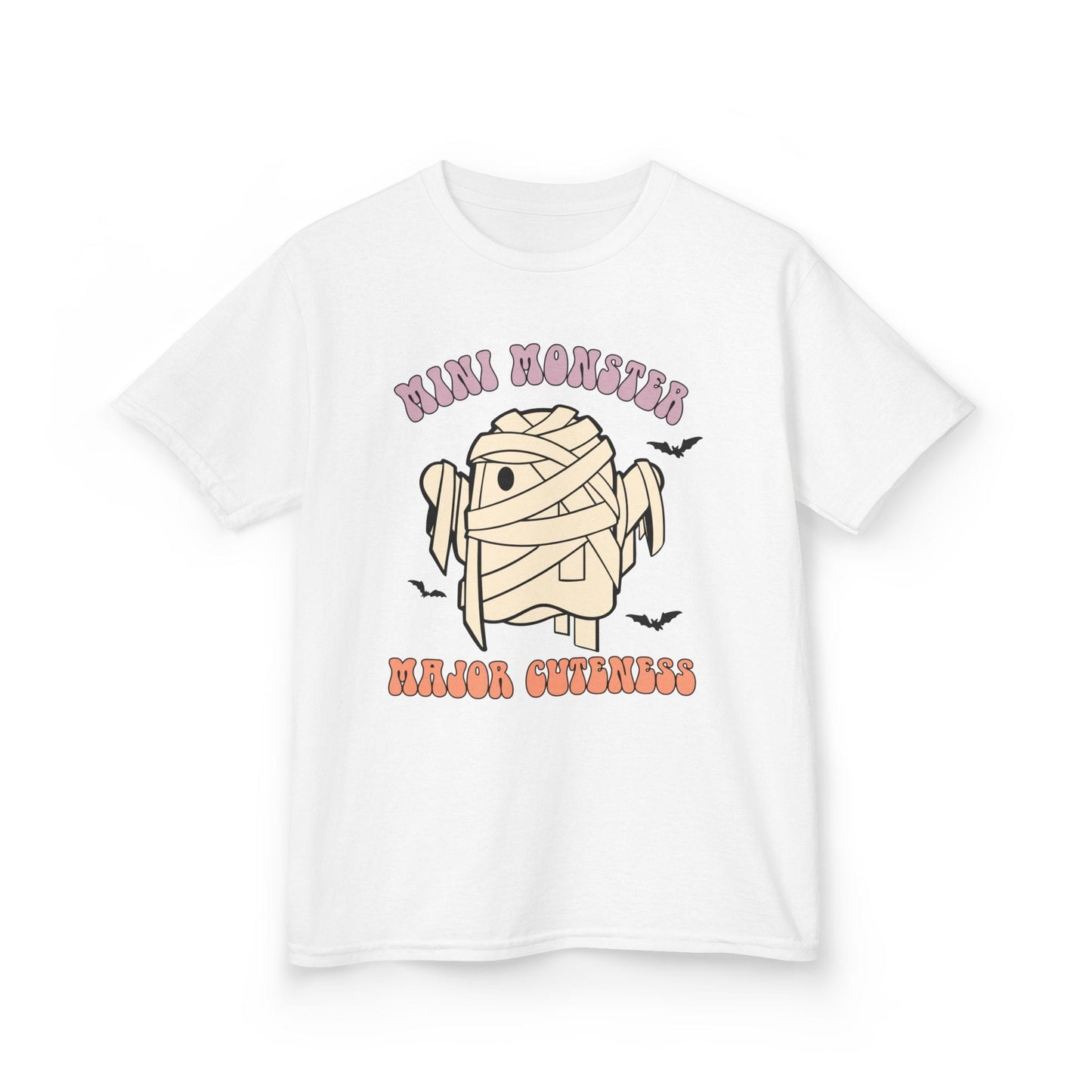 Mini Monster Major Cuteness Kids Halloween T-Shirt White / XS gift_idea unique_gift personalised_gift