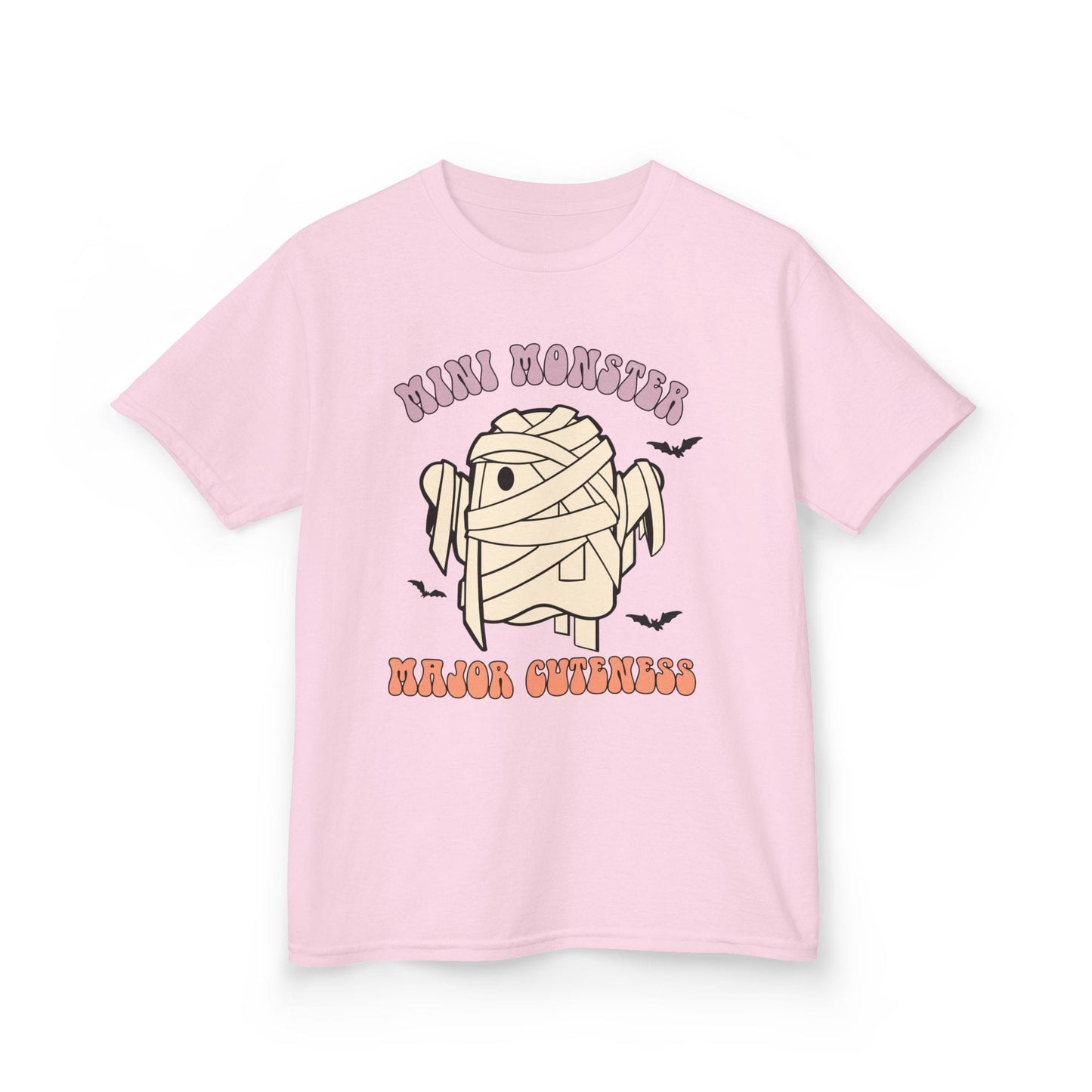 Mini Monster Major Cuteness Kids Halloween T-Shirt Light Pink / XS gift_idea unique_gift personalised_gift