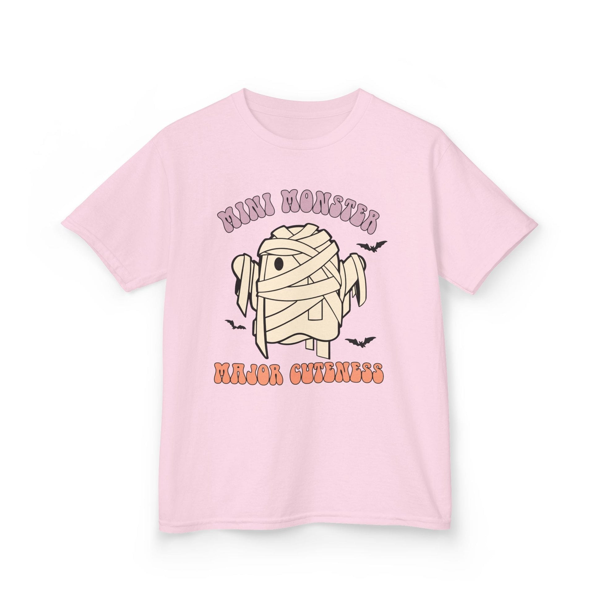 Mini Monster Major Cuteness Kids Halloween T-Shirt Light Pink / XS gift_idea unique_gift personalised_gift