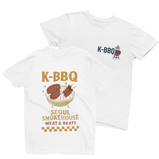 K-BBQ T-Shirt – Seoul Smokehouse Retro Food Tee