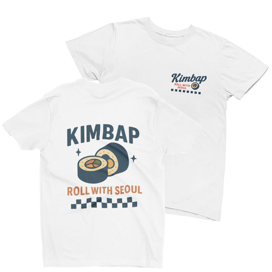 Kimbap T-Shirt – Roll with Seoul Retro Food Tee