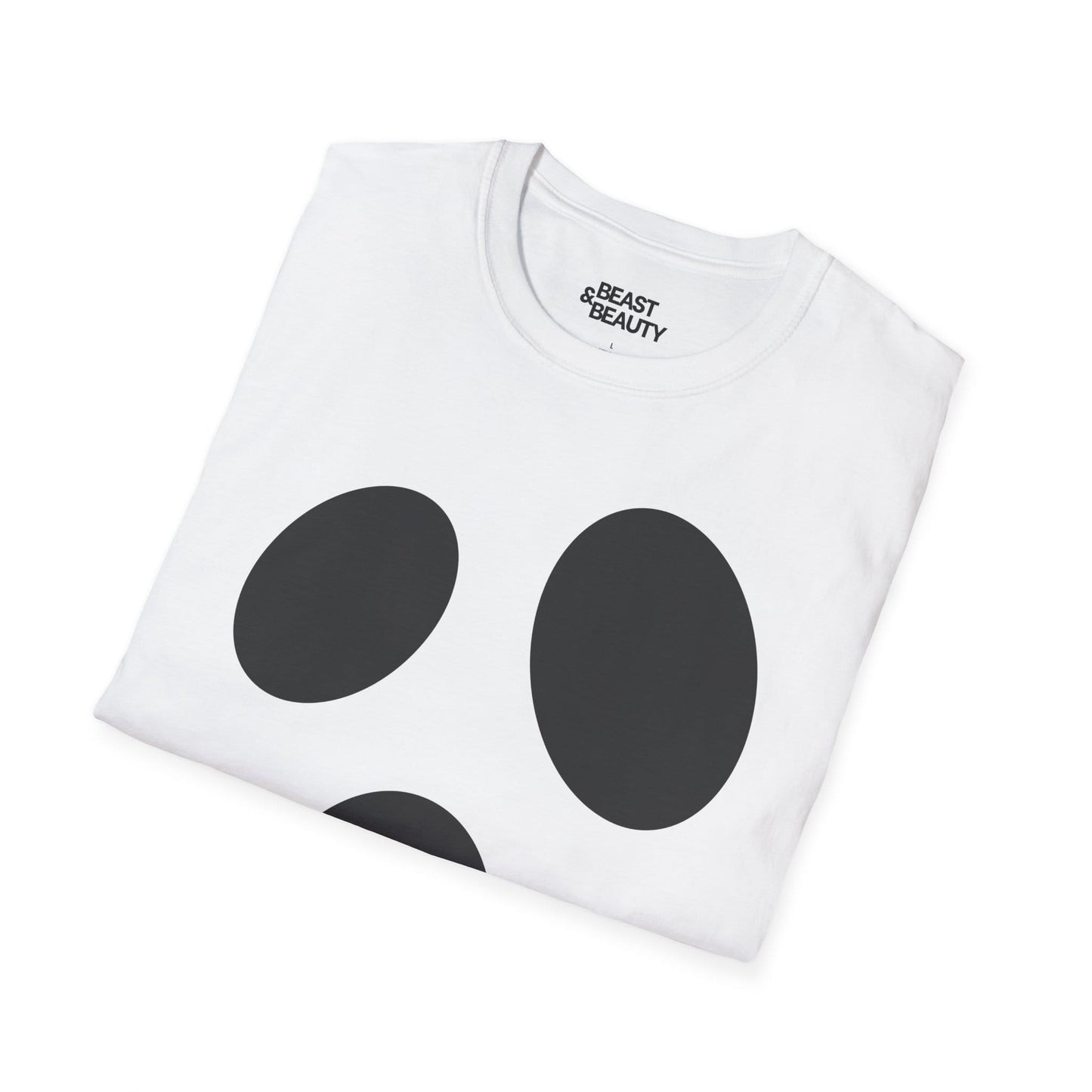 Minimalist Ghost Face Halloween T-Shirt gift_idea unique_gift personalised_gift