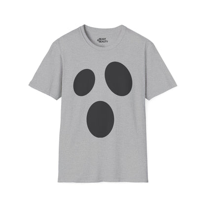 Minimalist Ghost Face Halloween T-Shirt Sport Grey / S gift_idea unique_gift personalised_gift