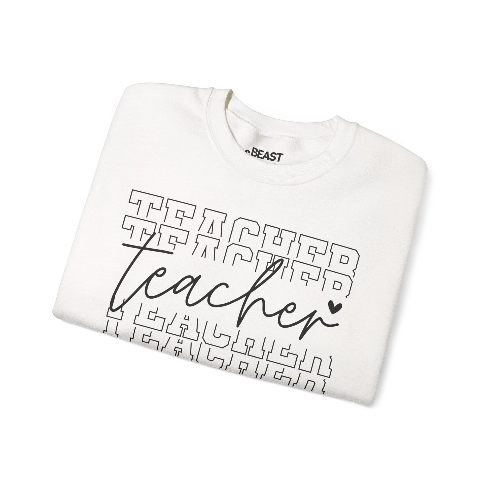 Minimalist Teacher Crewneck Sweatshirt – Cozy Classroom Style gift_idea unique_gift personalised_gift