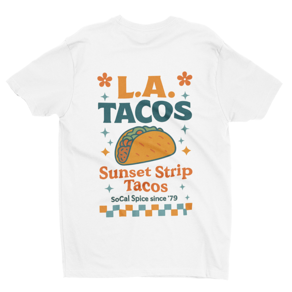 L.A. Tacos T-Shirt – Sunset Strip Retro Street Food Tee