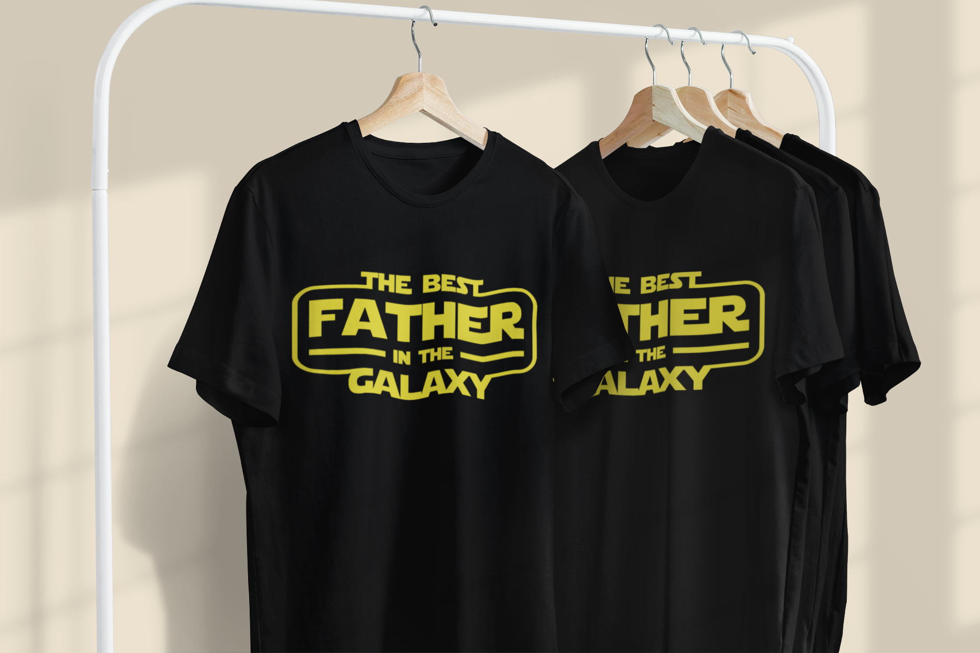 Best Father in the Galaxy T-Shirt / Sweatshirt – Funny Sci-Fi Dad Gift