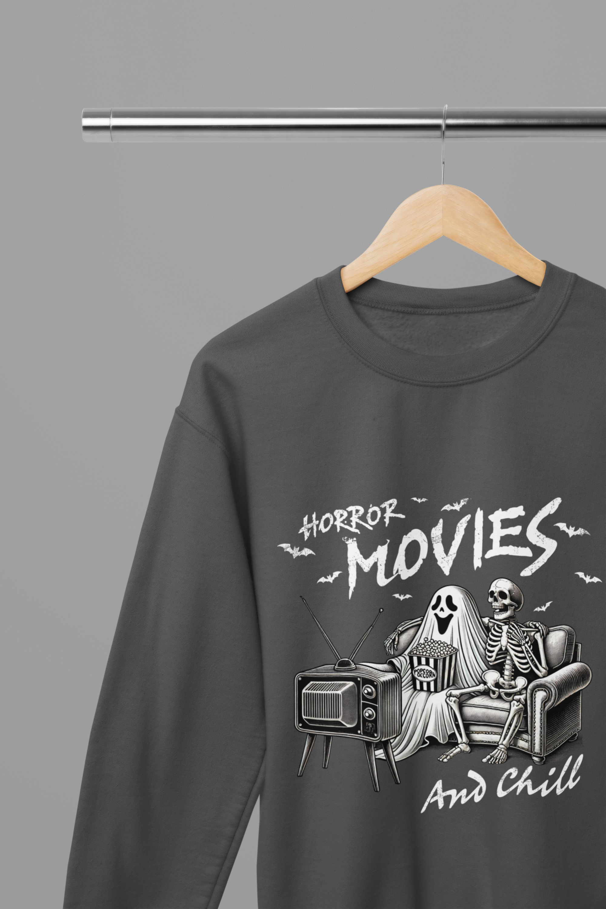 Horror Movies And Chill Halloween T-Shirt/Sweatshirt Unisex