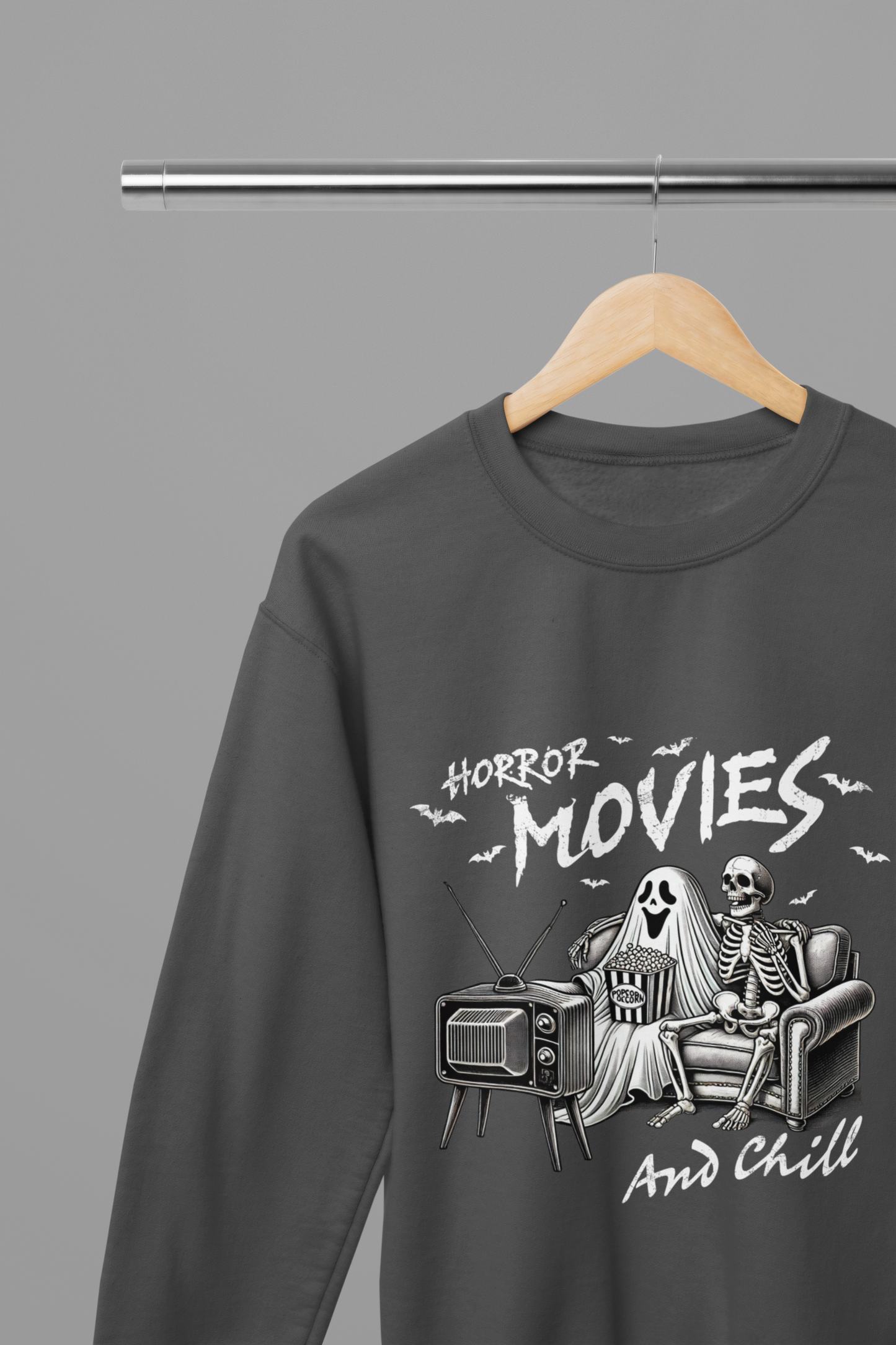 Horror Movies And Chill Halloween T-Shirt/Sweatshirt Unisex