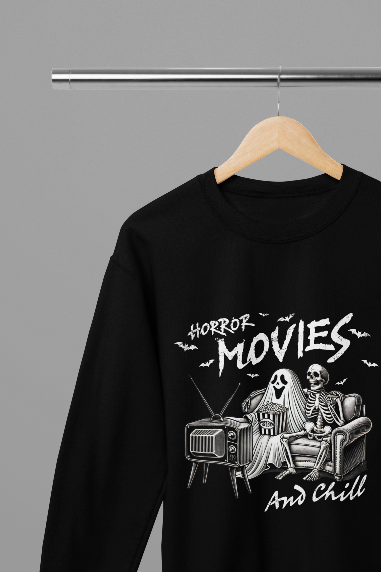 Horror Movies And Chill Halloween T-Shirt/Sweatshirt Unisex