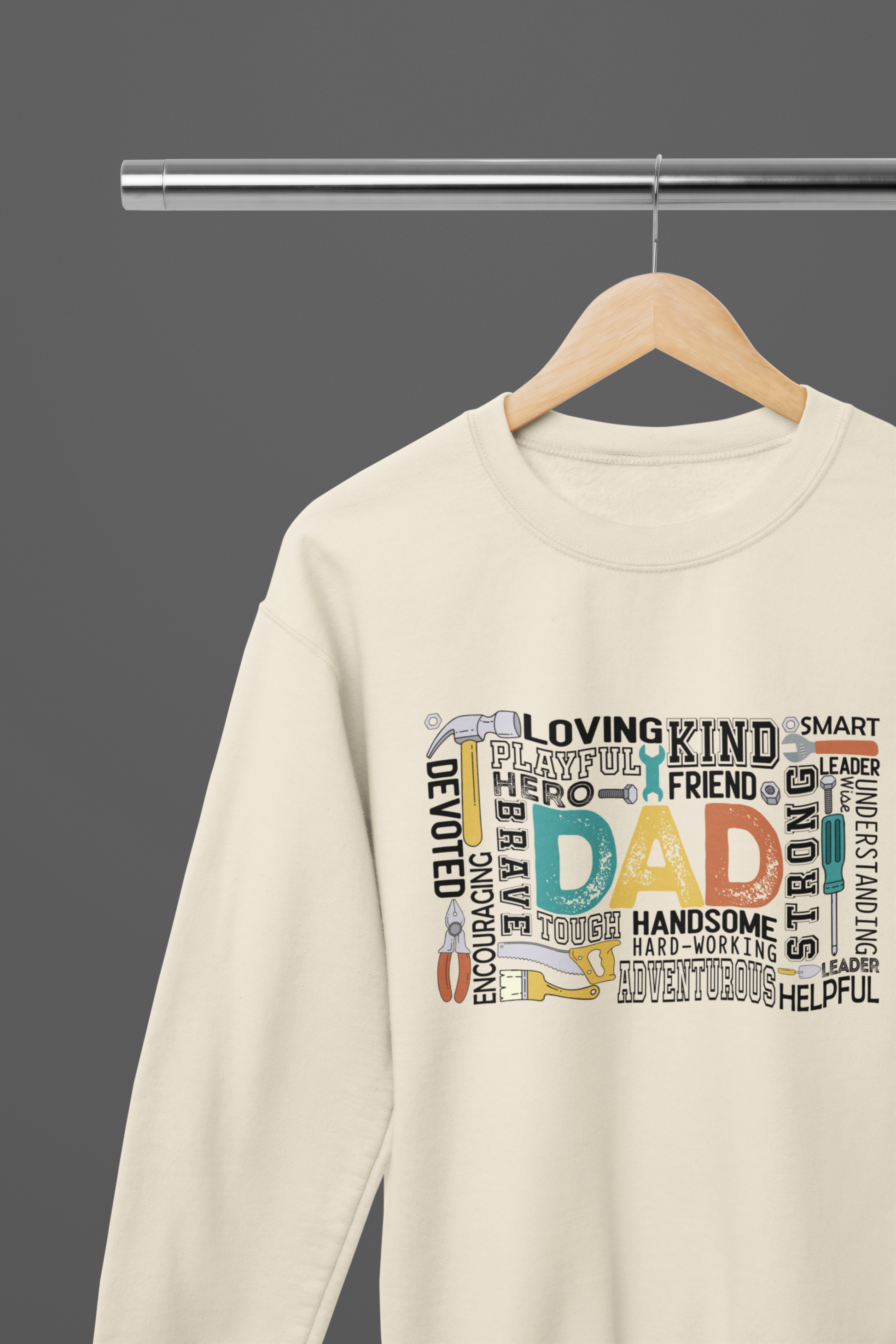 Dad Tool Graphic T-Shirt / Sweatshirt – Funny DIY Gift for Father’s Day