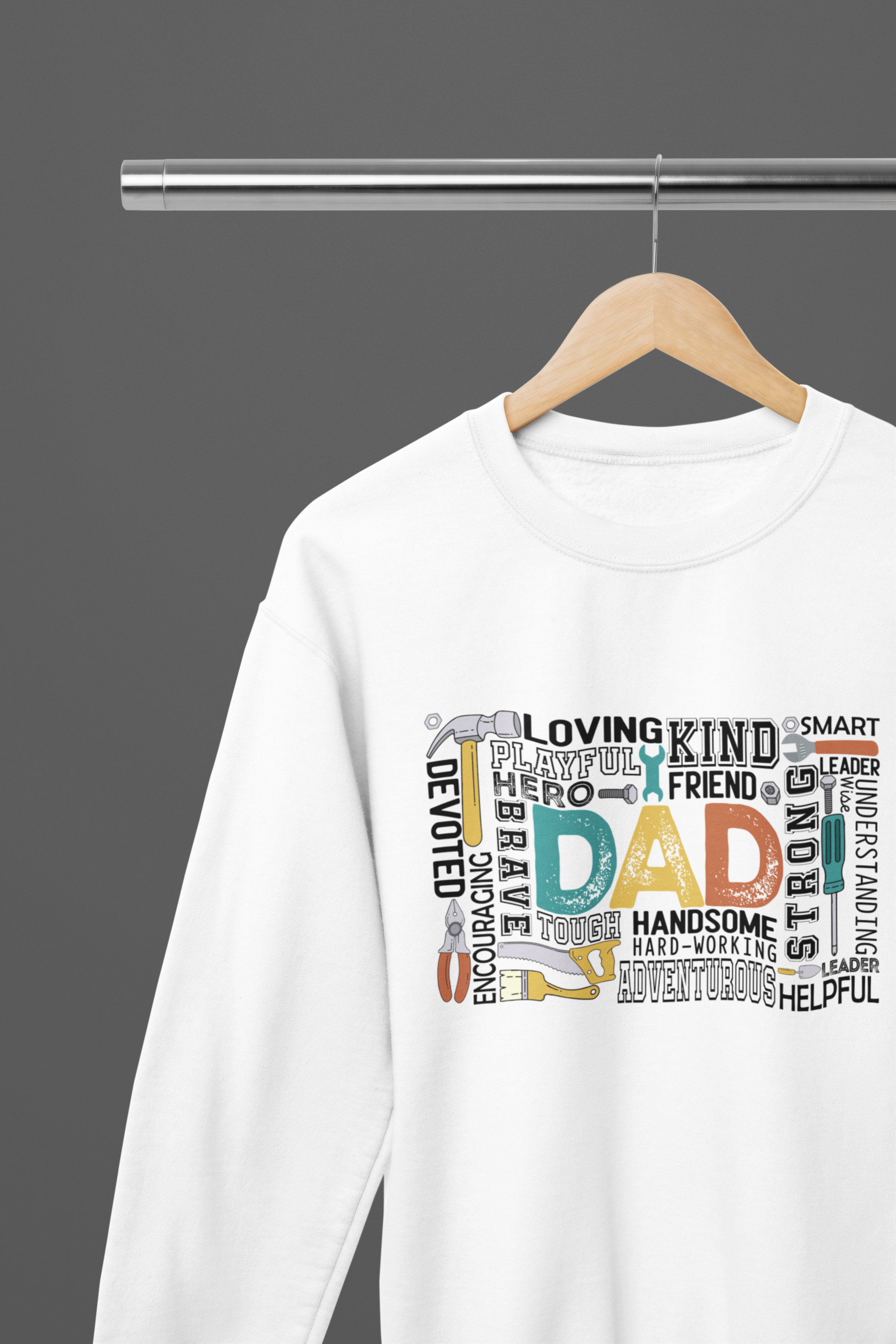 Dad Tool Graphic T-Shirt / Sweatshirt – Funny DIY Gift for Father’s Day
