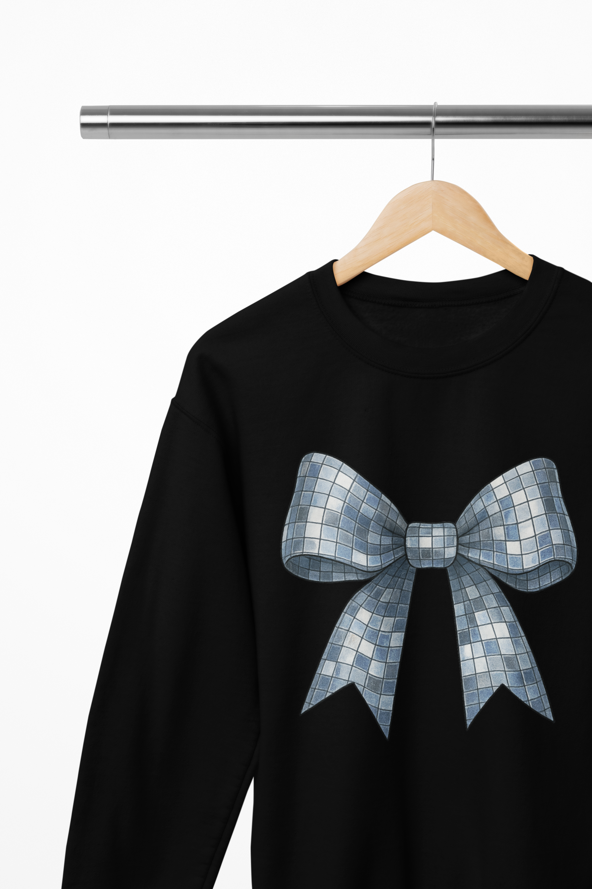 Disco Coquette Bow Sweatshirt & T-Shirt – Sparkle Statement UK Fit