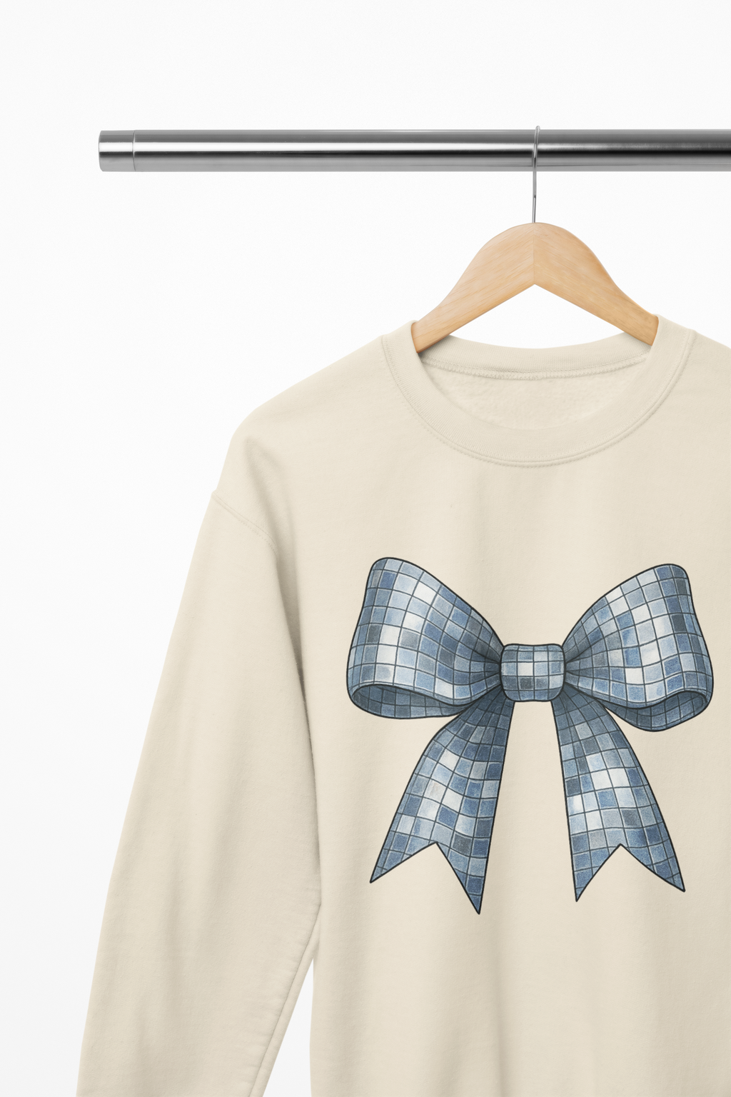 Disco Coquette Bow Sweatshirt & T-Shirt – Sparkle Statement UK Fit