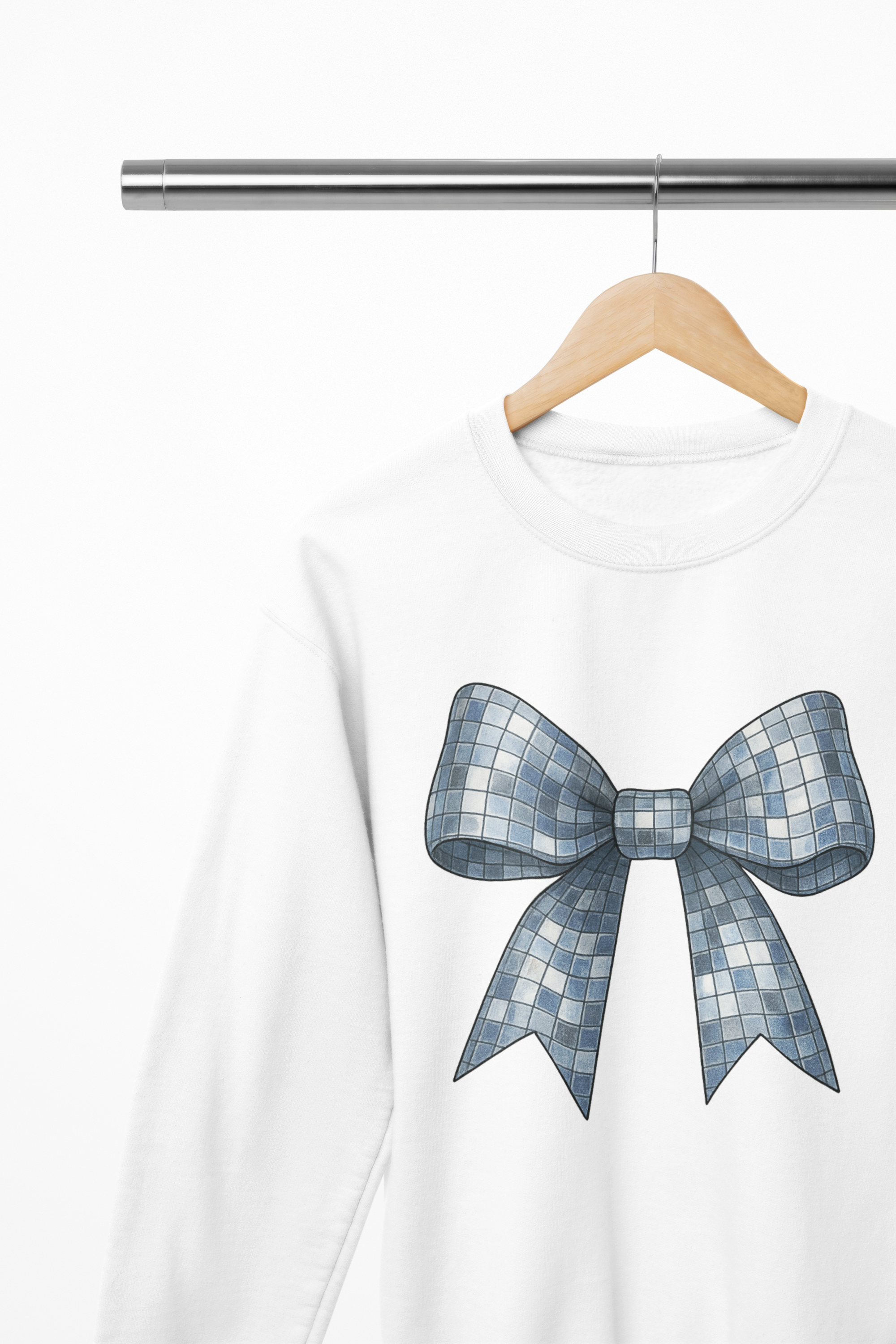 Disco Coquette Bow Sweatshirt & T-Shirt – Sparkle Statement UK Fit
