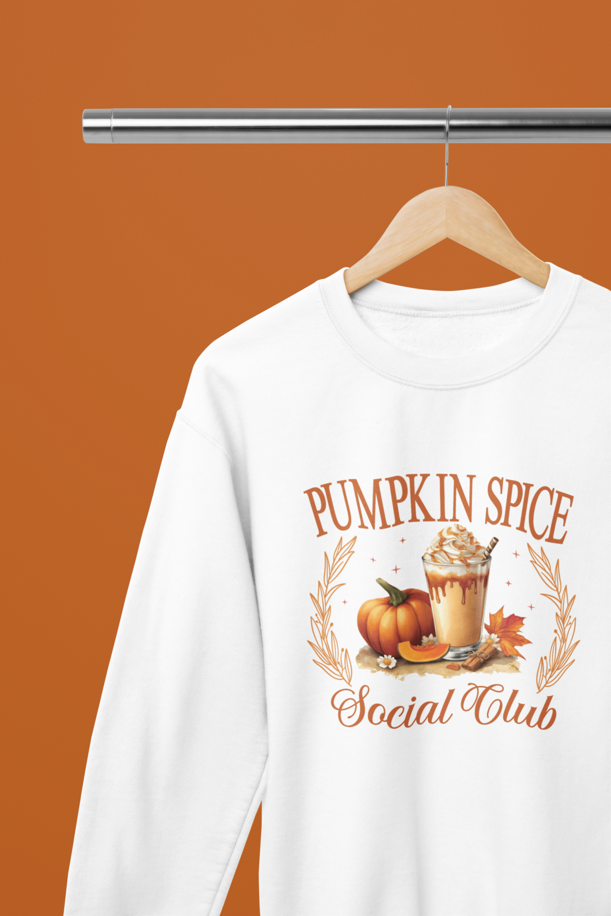 Pumpkin Spice Social Club Sweatshirt & T-Shirt – Cosy Autumn Fall Top