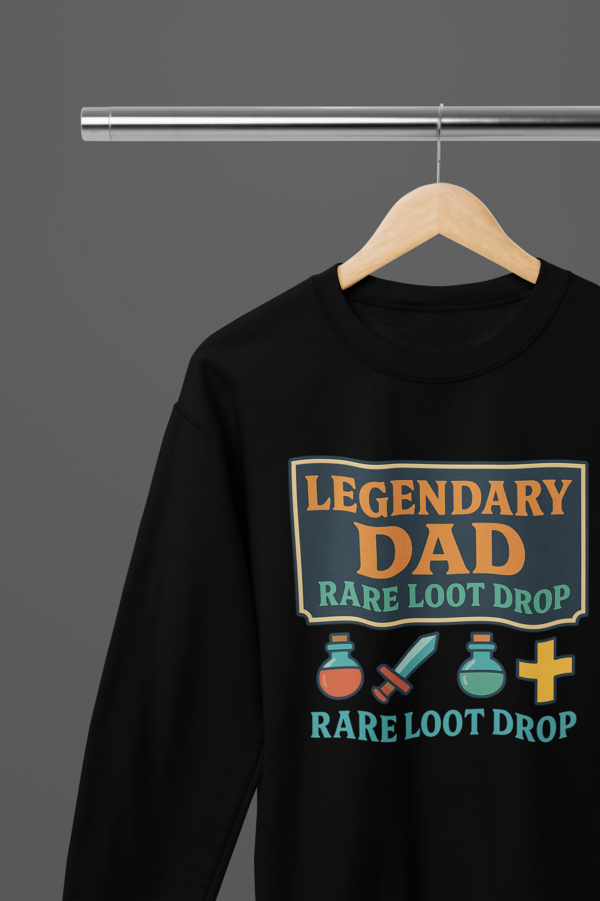 Legendary Dad Loot Drop Gaming T-Shirt/Sweatshirt