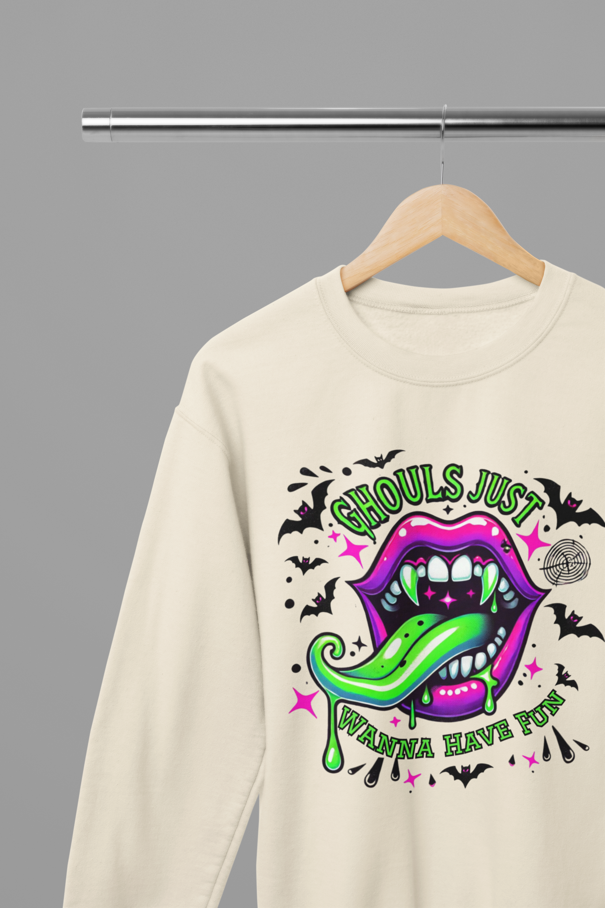 Ghouls Just Wanna Have Fun Halloween Sweatshirt & T-Shirt