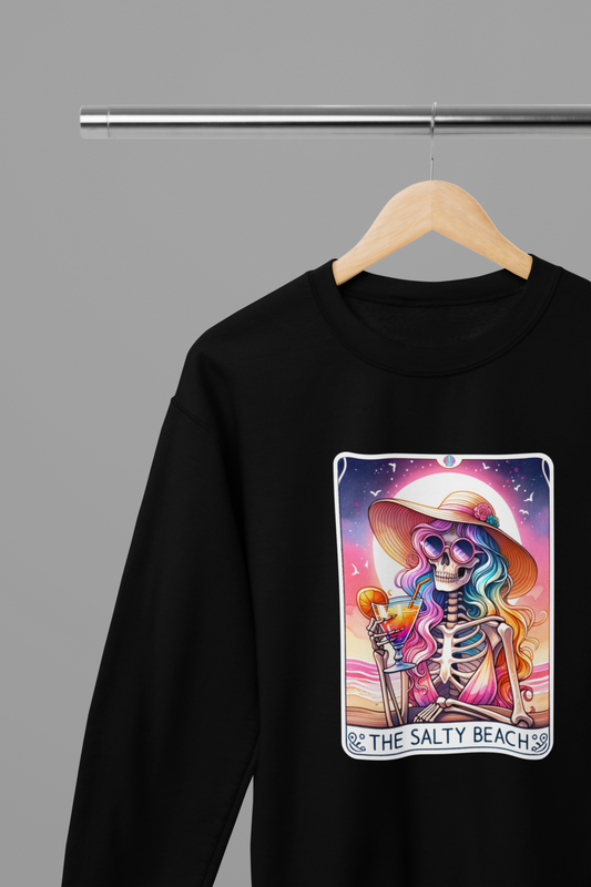 The Salty Beach Funny Tarot Sweatshirt