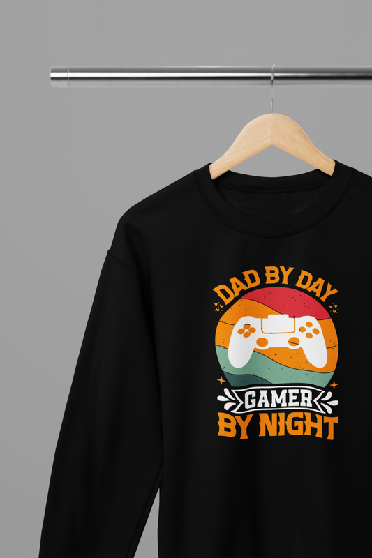 Dad By Day Gamer By Night Father's Day T-Shirt/Sweatshirt