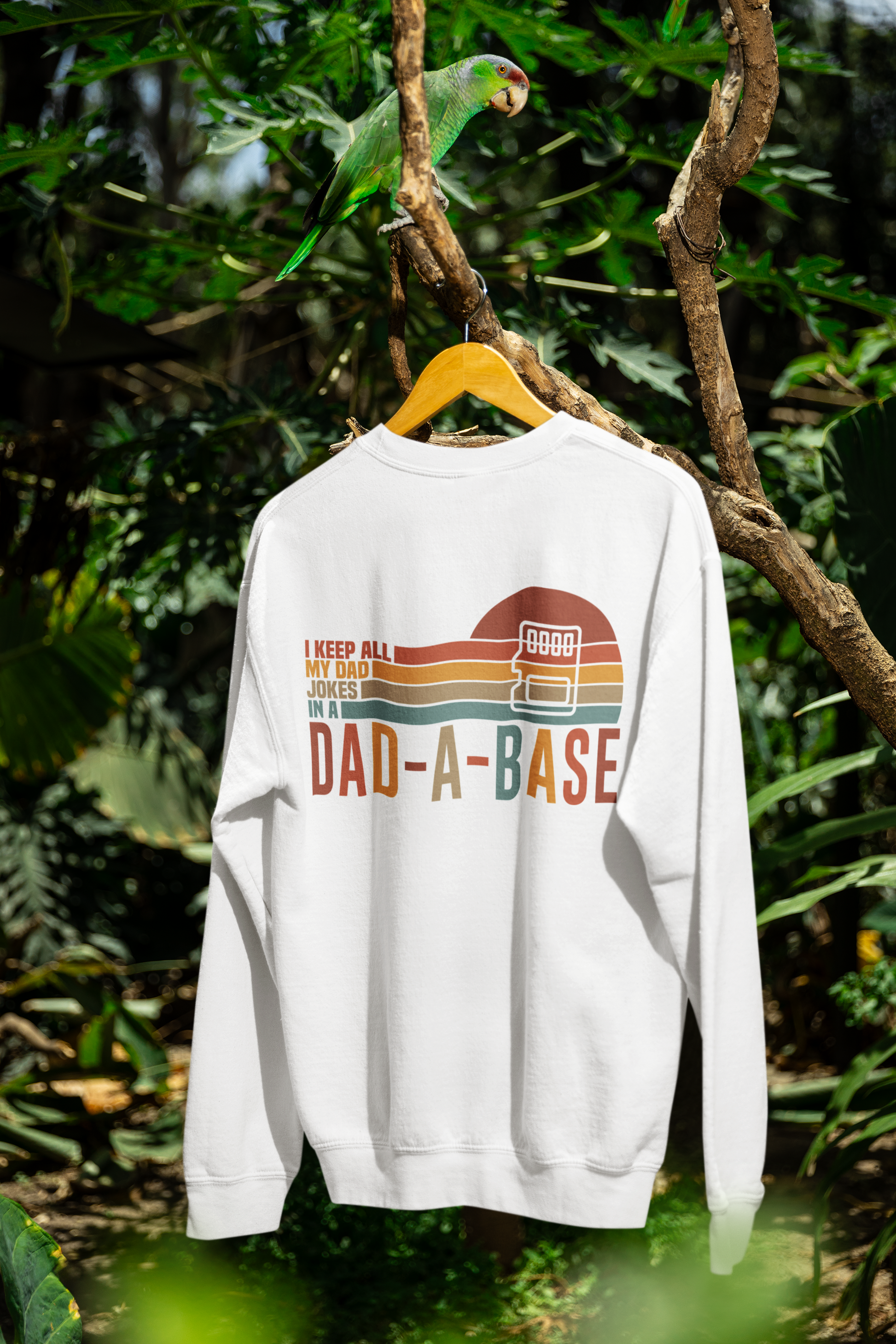 Dad-A-Base T-Shirt / Sweatshirt – Funny Retro Dad Joke Tech Shirt