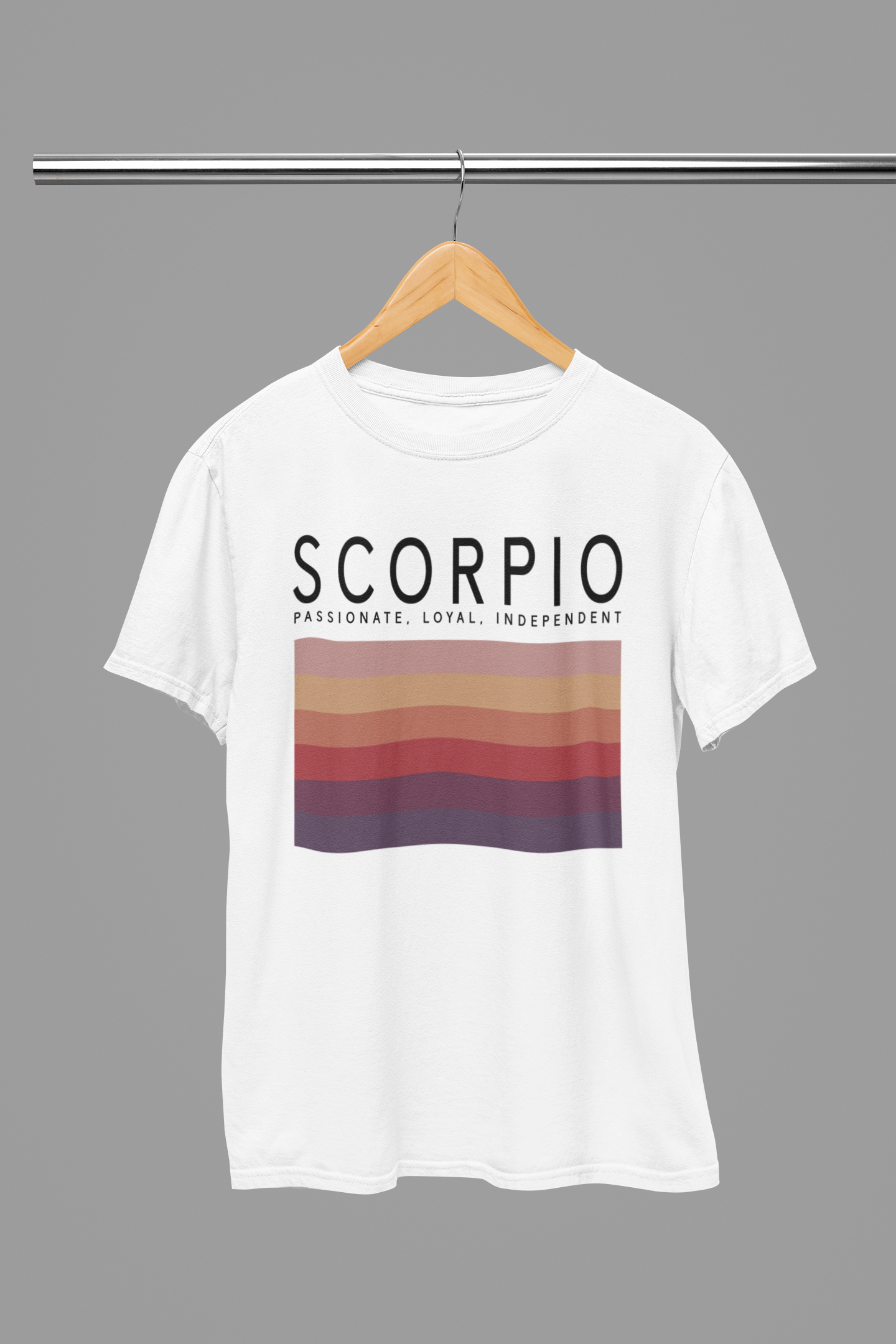 Scorpio Zodiac Colour Palette T-Shirt