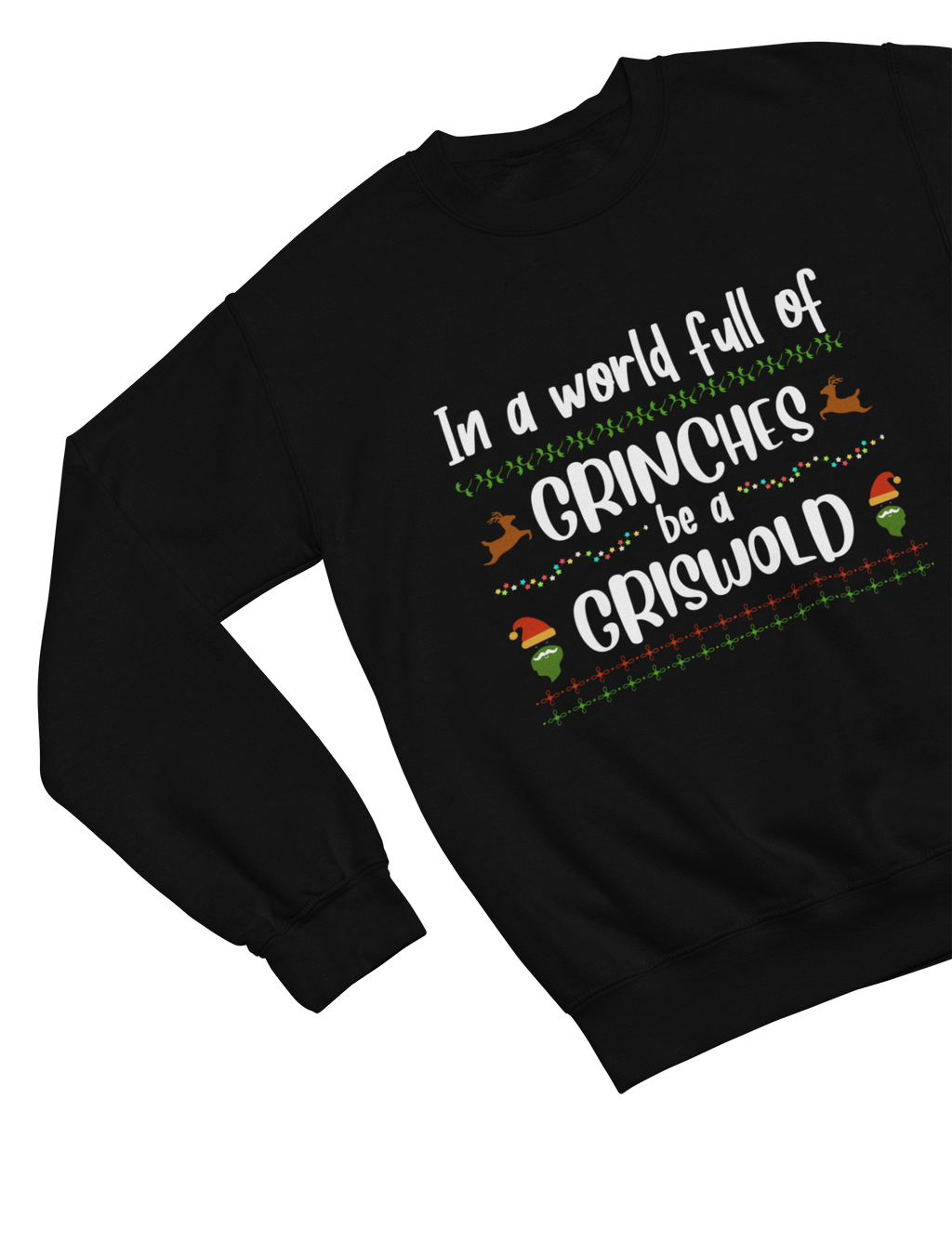 Be a Griswold Not a Grinch – Funny Family Christmas Jumper