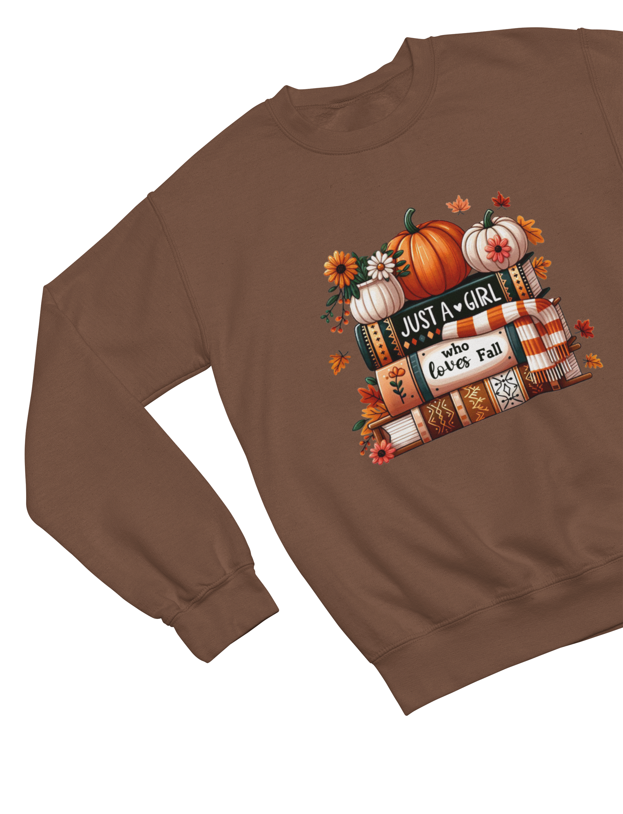 Just a Girl Who Loves Fall Sweatshirt | Cozy Autumn Jumper