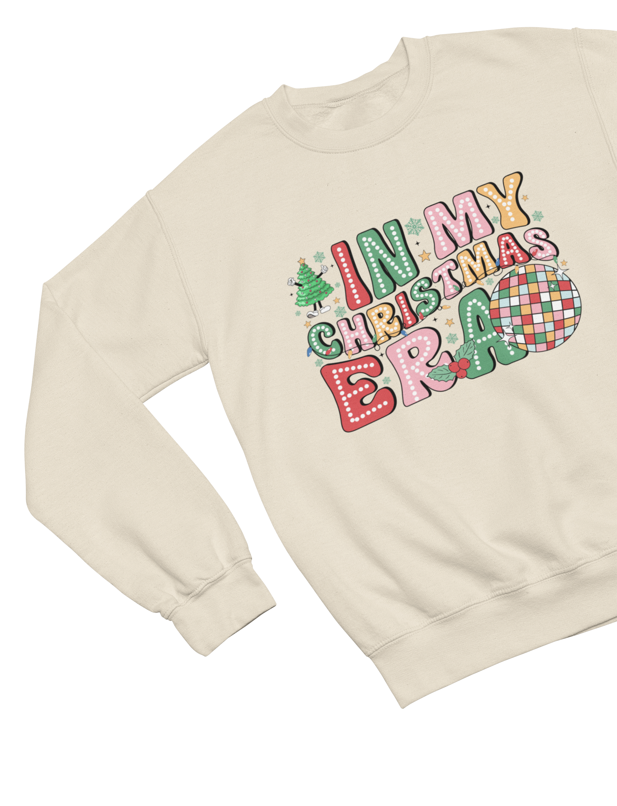In My Christmas Era Sweatshirt – Festive Disco Holiday Jumper