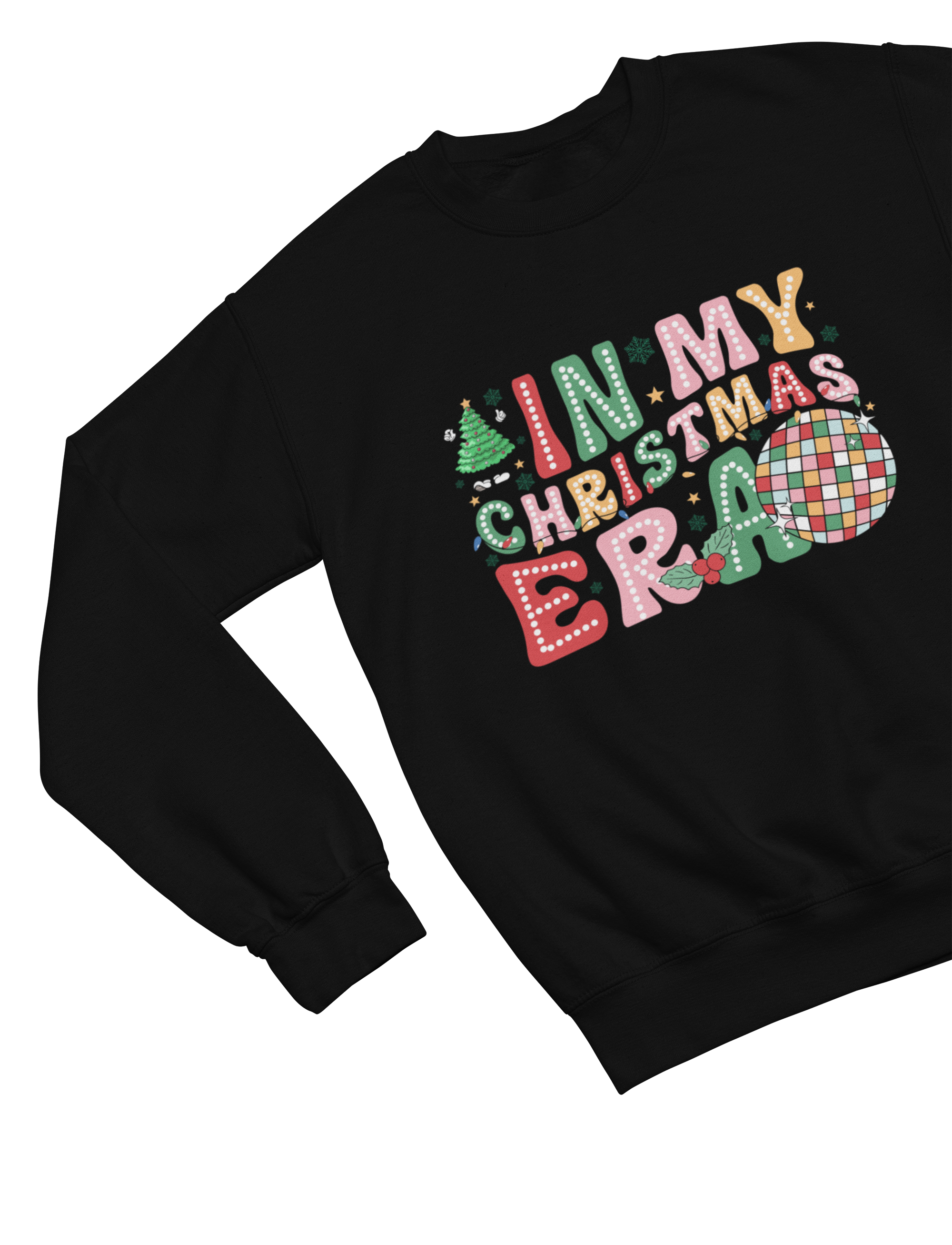 In My Christmas Era Sweatshirt – Festive Disco Holiday Jumper