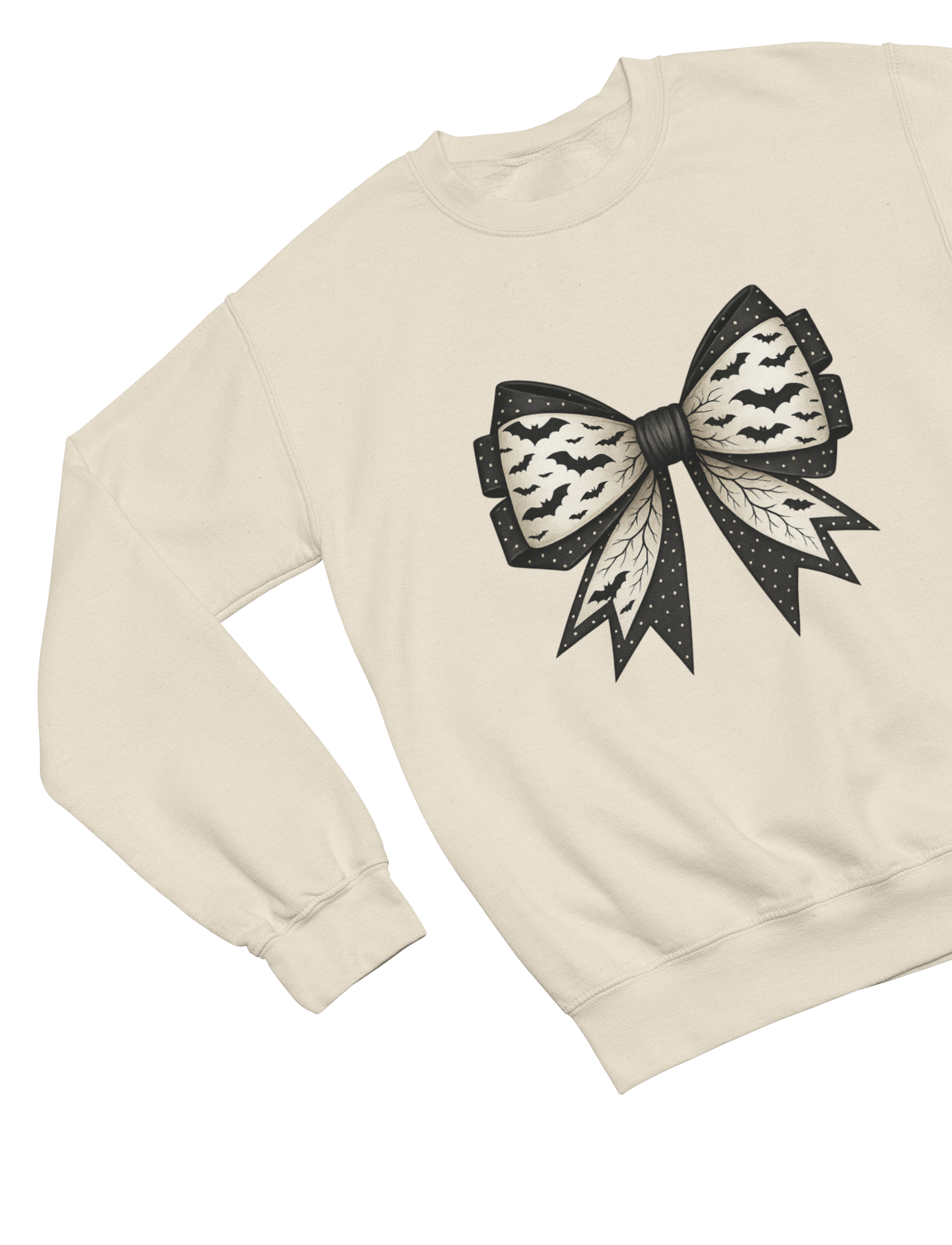 Spooky Bow Sweatshirt or T-Shirt – Gothic Halloween Gift UK