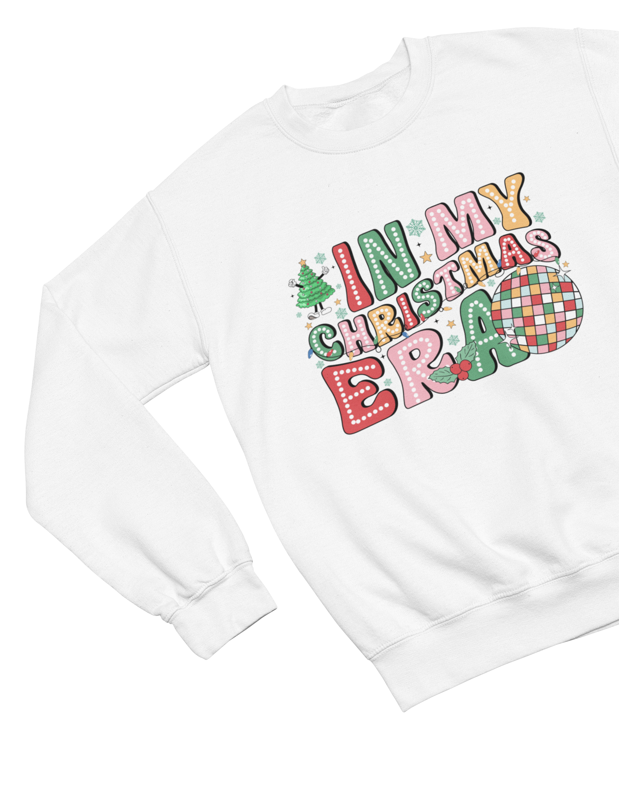 In My Christmas Era Sweatshirt – Festive Disco Holiday Jumper