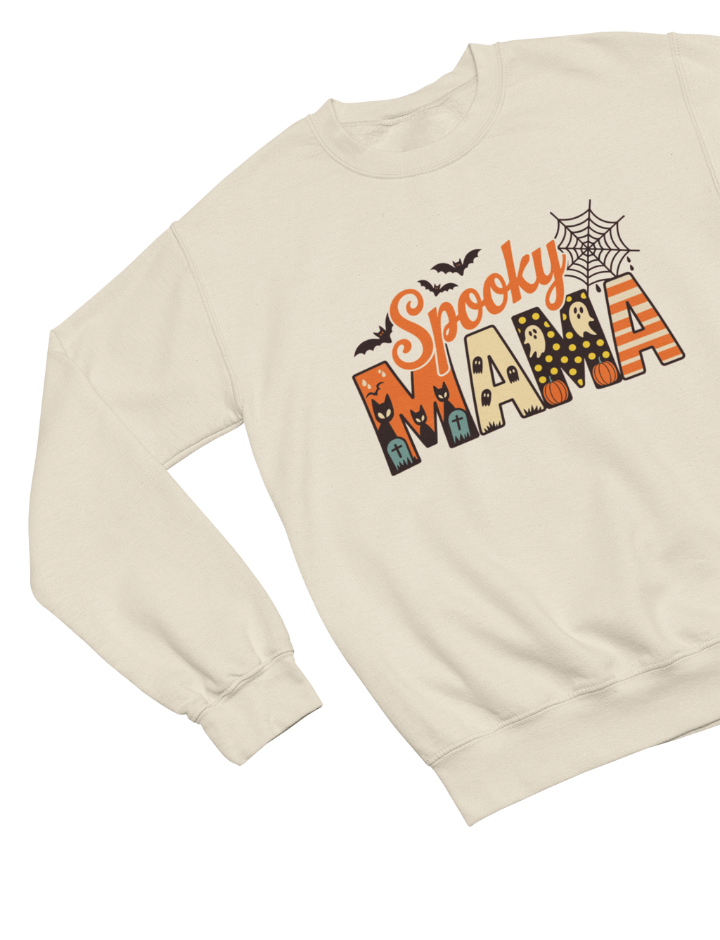 Spooky Mama Halloween Sweatshirt | Fun Mum Autumn Jumper