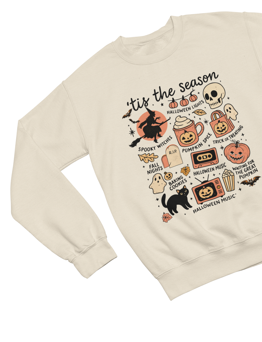 ’Tis The Season Halloween Sweatshirt | Cosy Autumn Jumper