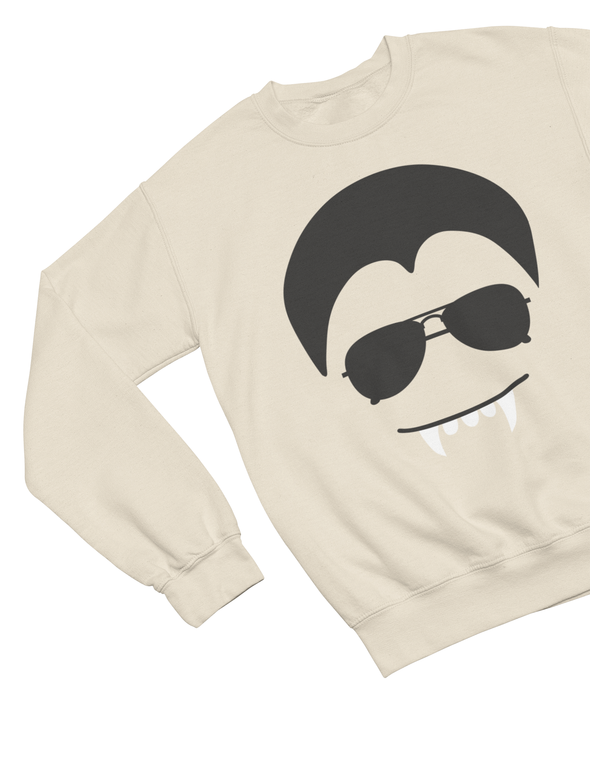 Kids Vampire Face Halloween Sweatshirt | Funny Spooky Jumper