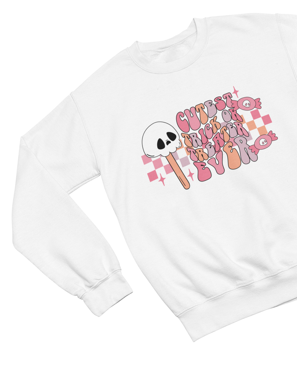 Kids Cutest Trick-or-Treater Ever Halloween Sweatshirt | Cute Jumper