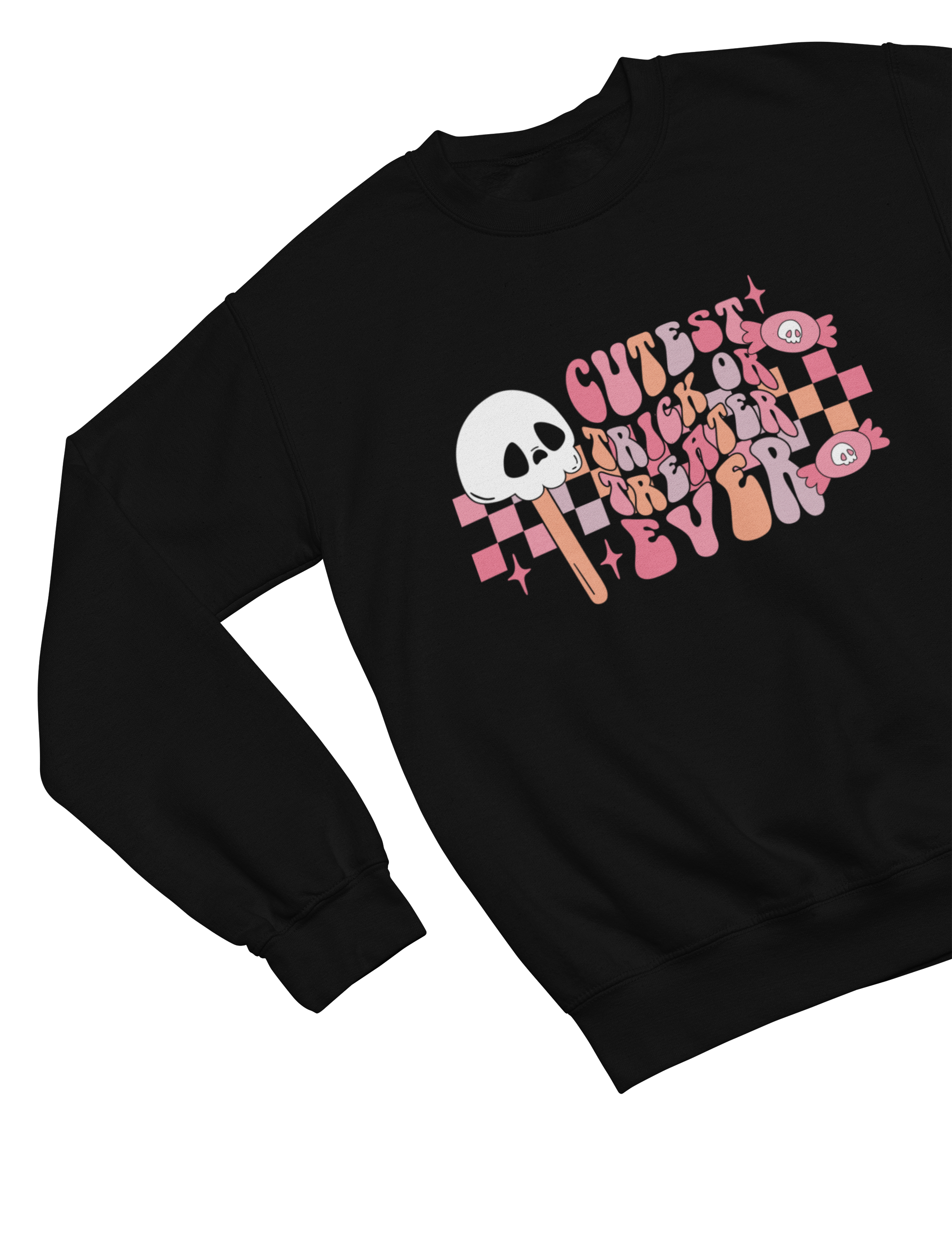 Kids Cutest Trick-or-Treater Ever Halloween Sweatshirt | Cute Jumper