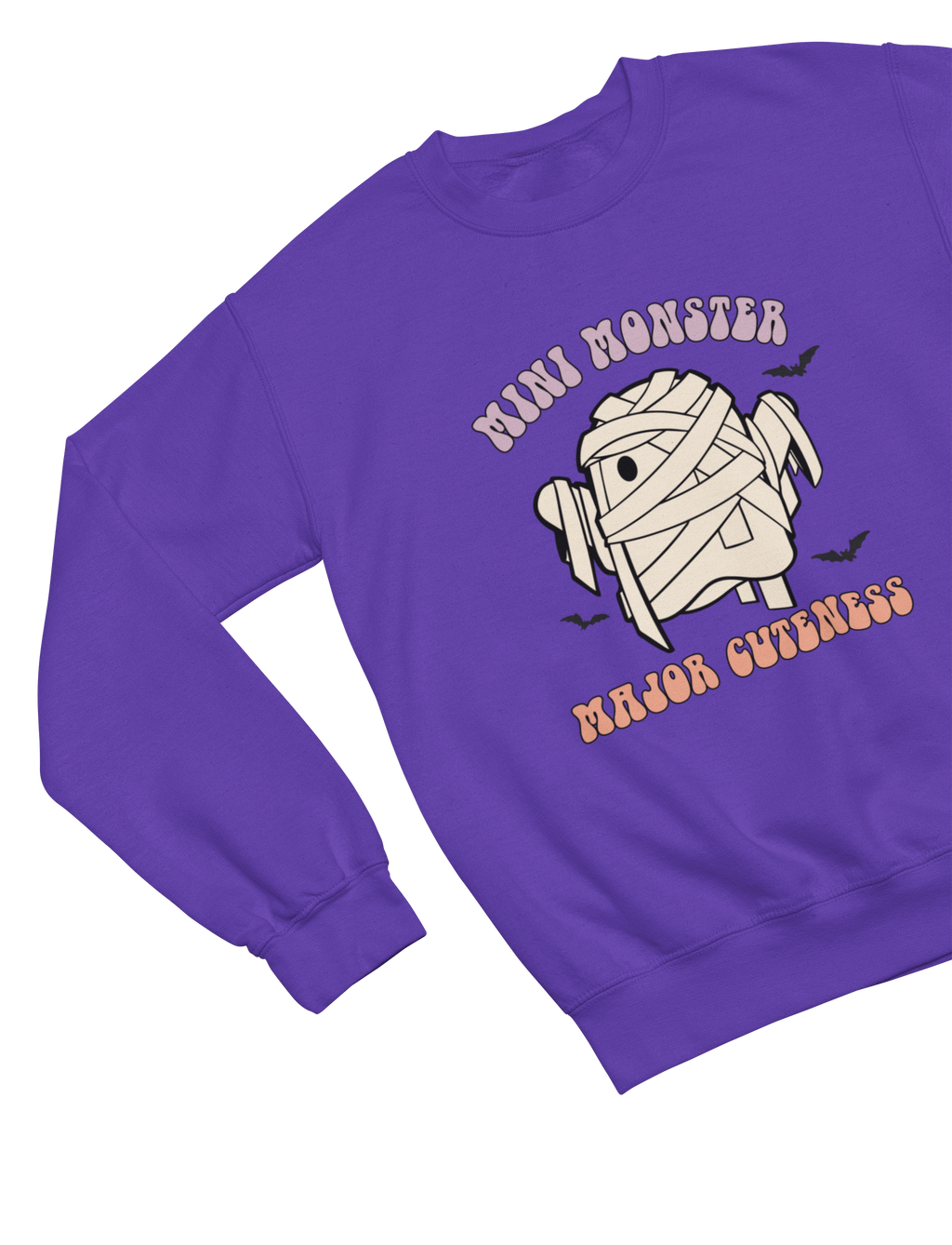 Kids Mini Monster Major Cuteness Halloween Sweatshirt | Cute Jumper