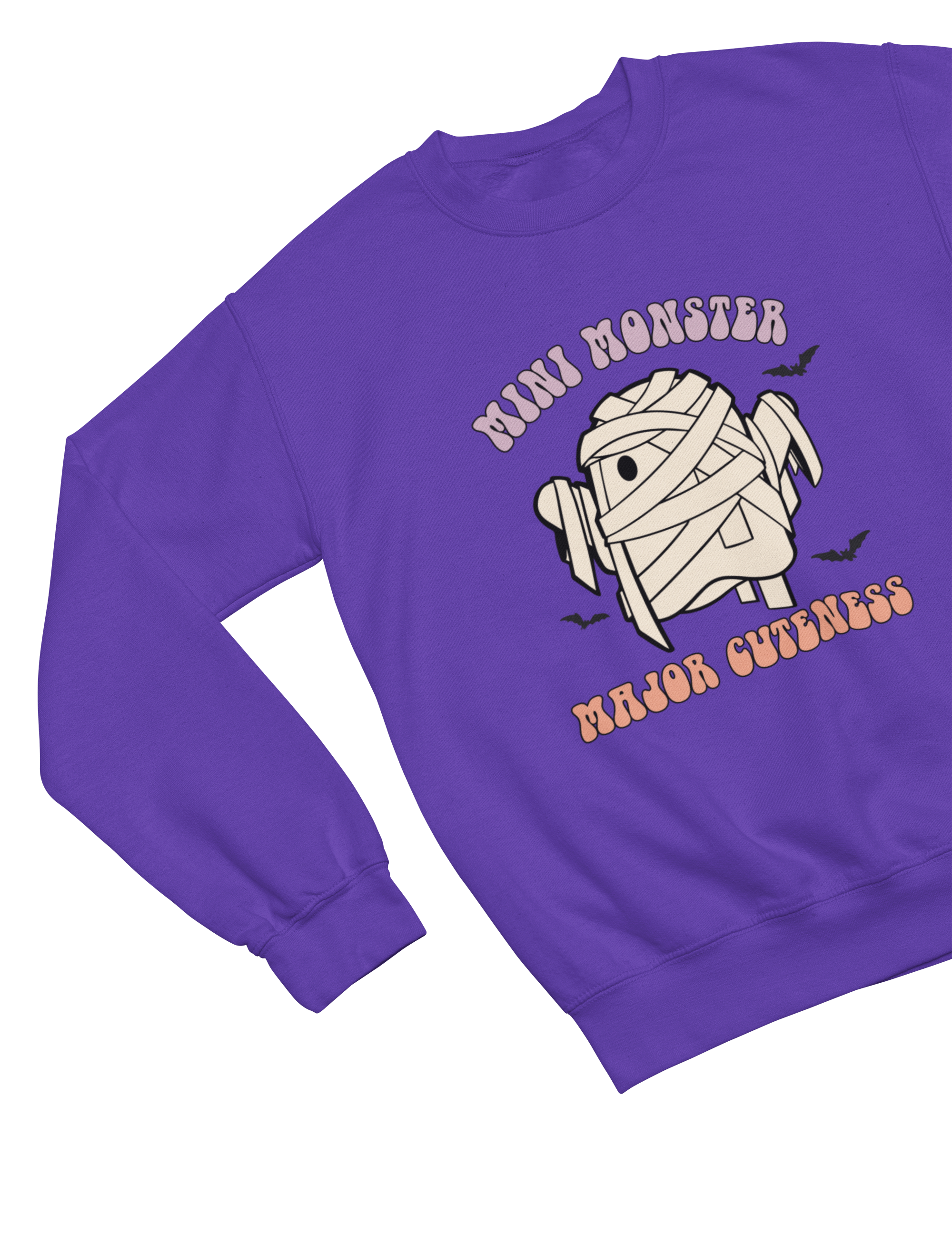 Kids Mini Monster Major Cuteness Halloween Sweatshirt | Cute Jumper