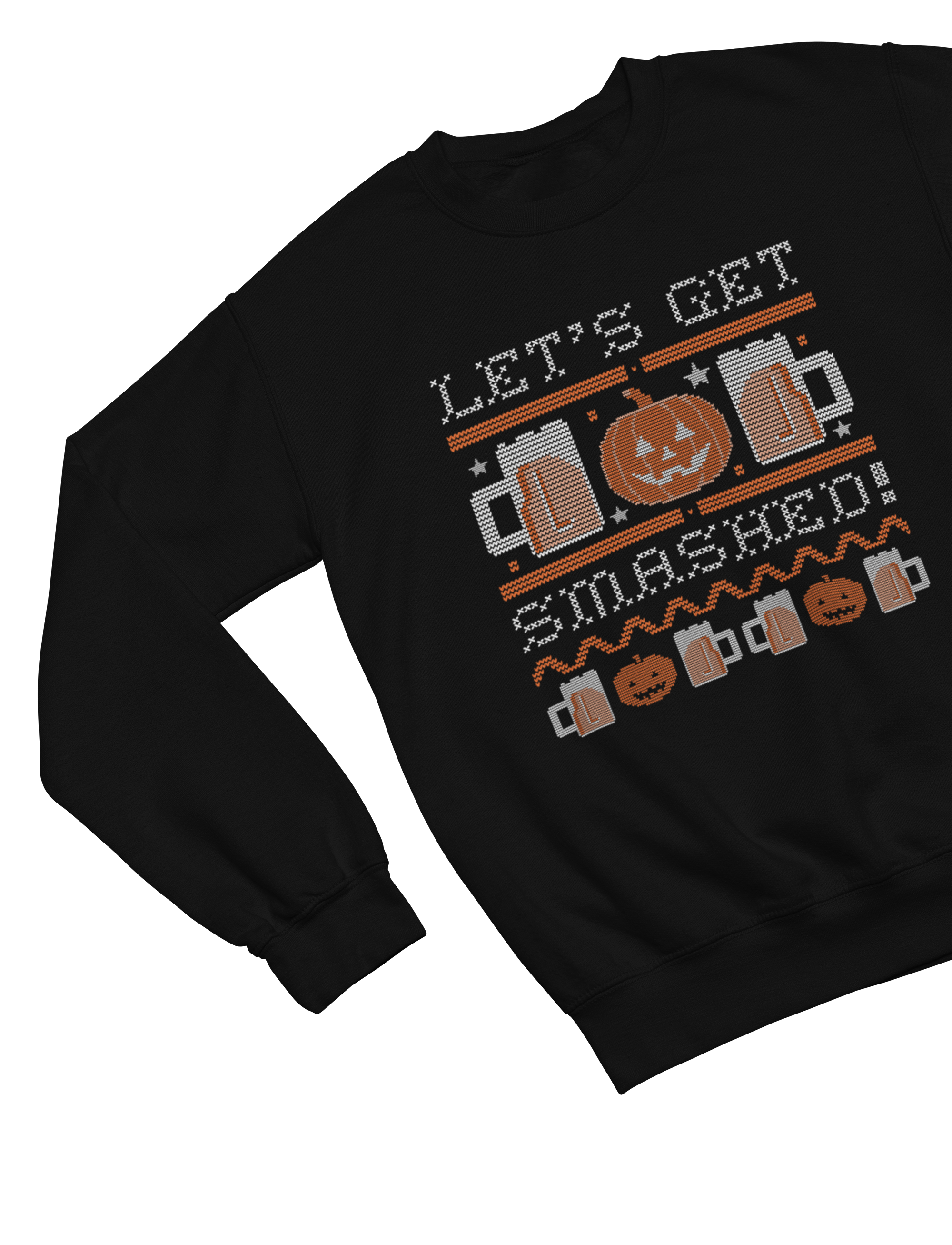 Let’s Get Smashed Halloween Sweatshirt | Funny Drinking Jumper