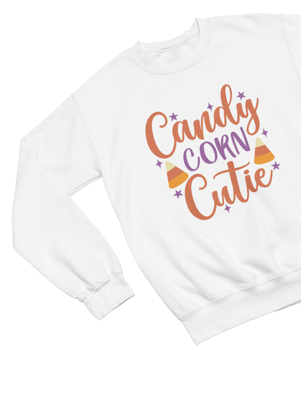Kids Candy Corn Cutie Halloween Sweatshirt | Cute Autumn Jumper