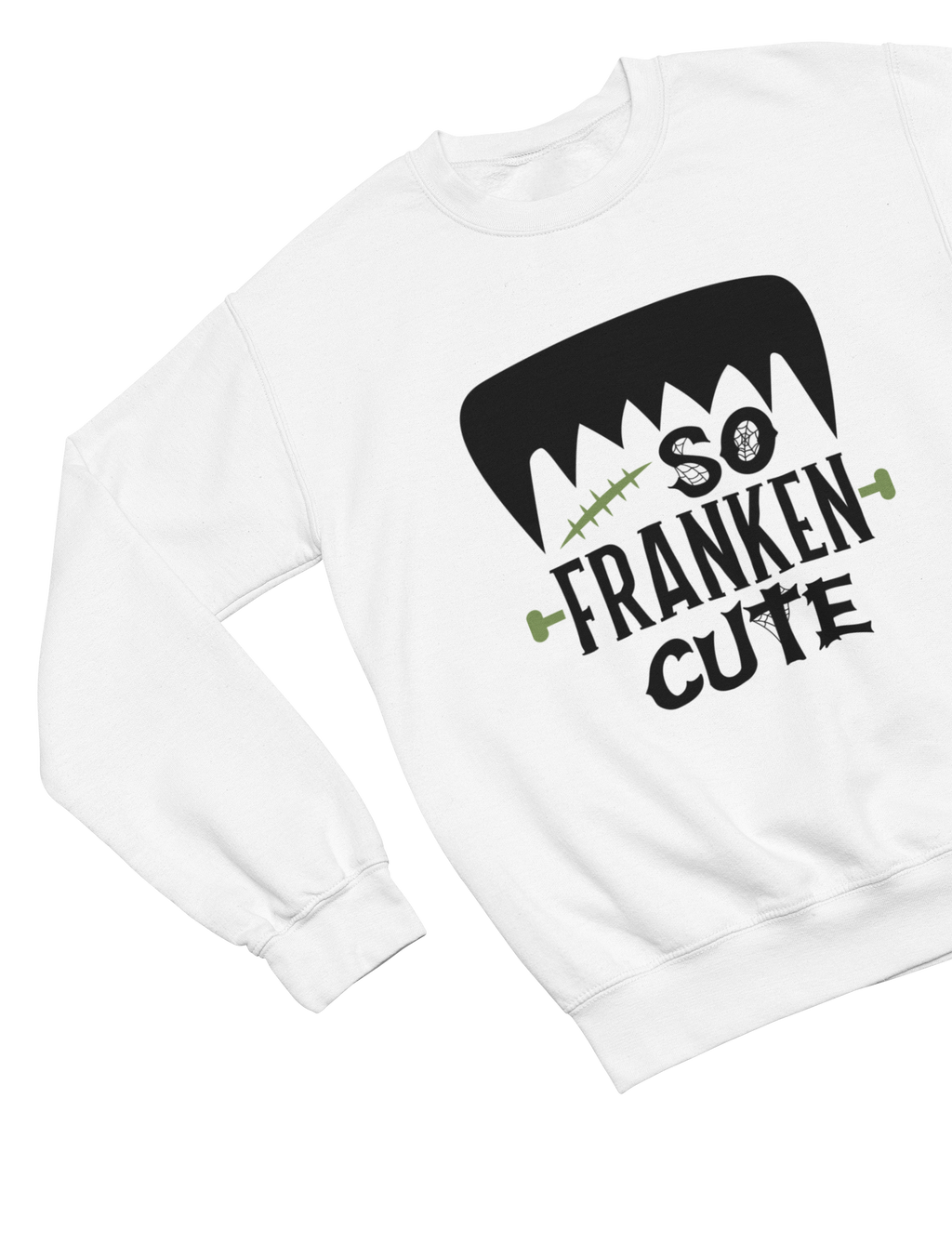 Kids So Franken Cute Halloween Sweatshirt | Funny Monster Jumper